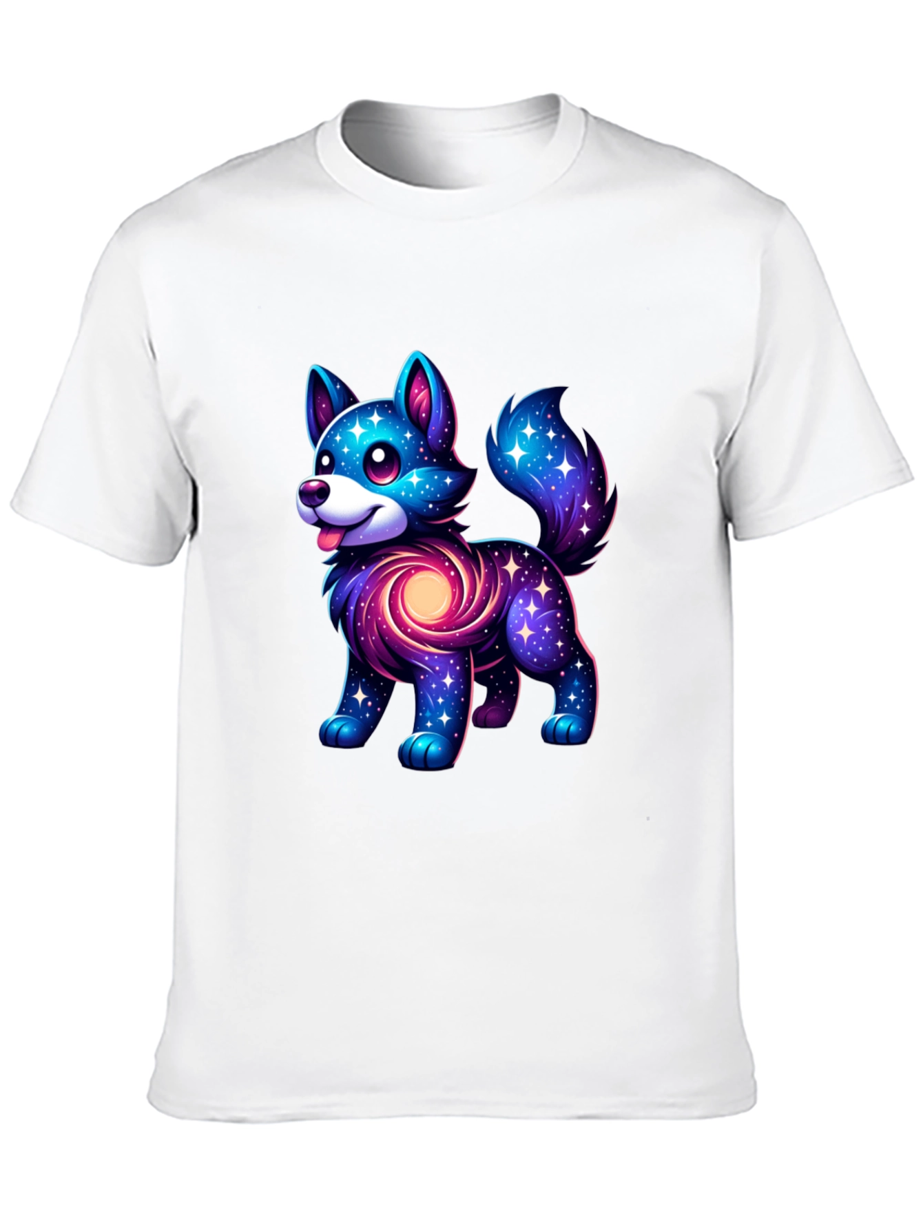 Galaxy Pup T-Shirt - Cosmic Dog Design