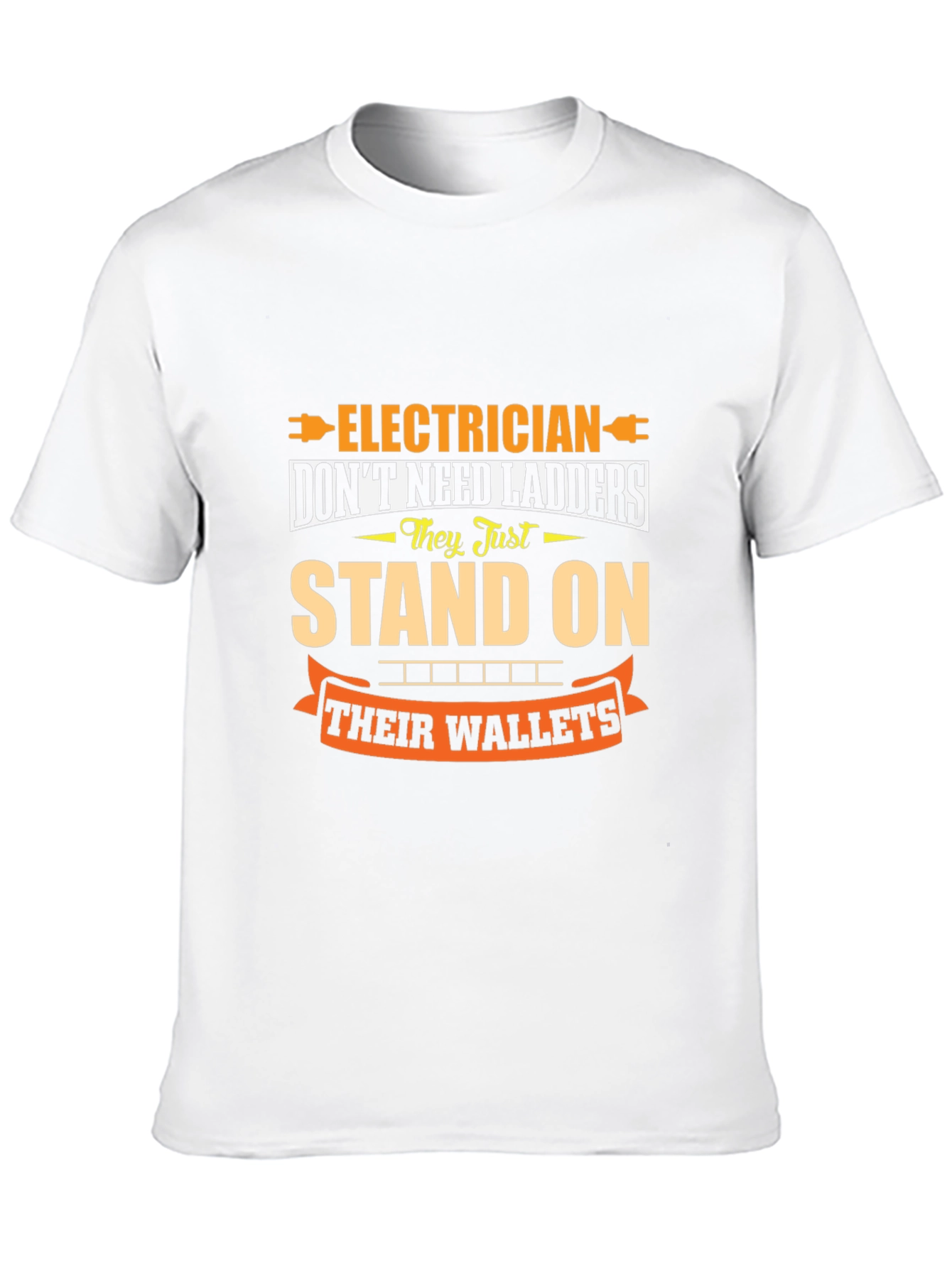 Electrician Wallet Humor Graphic Tee - Black
