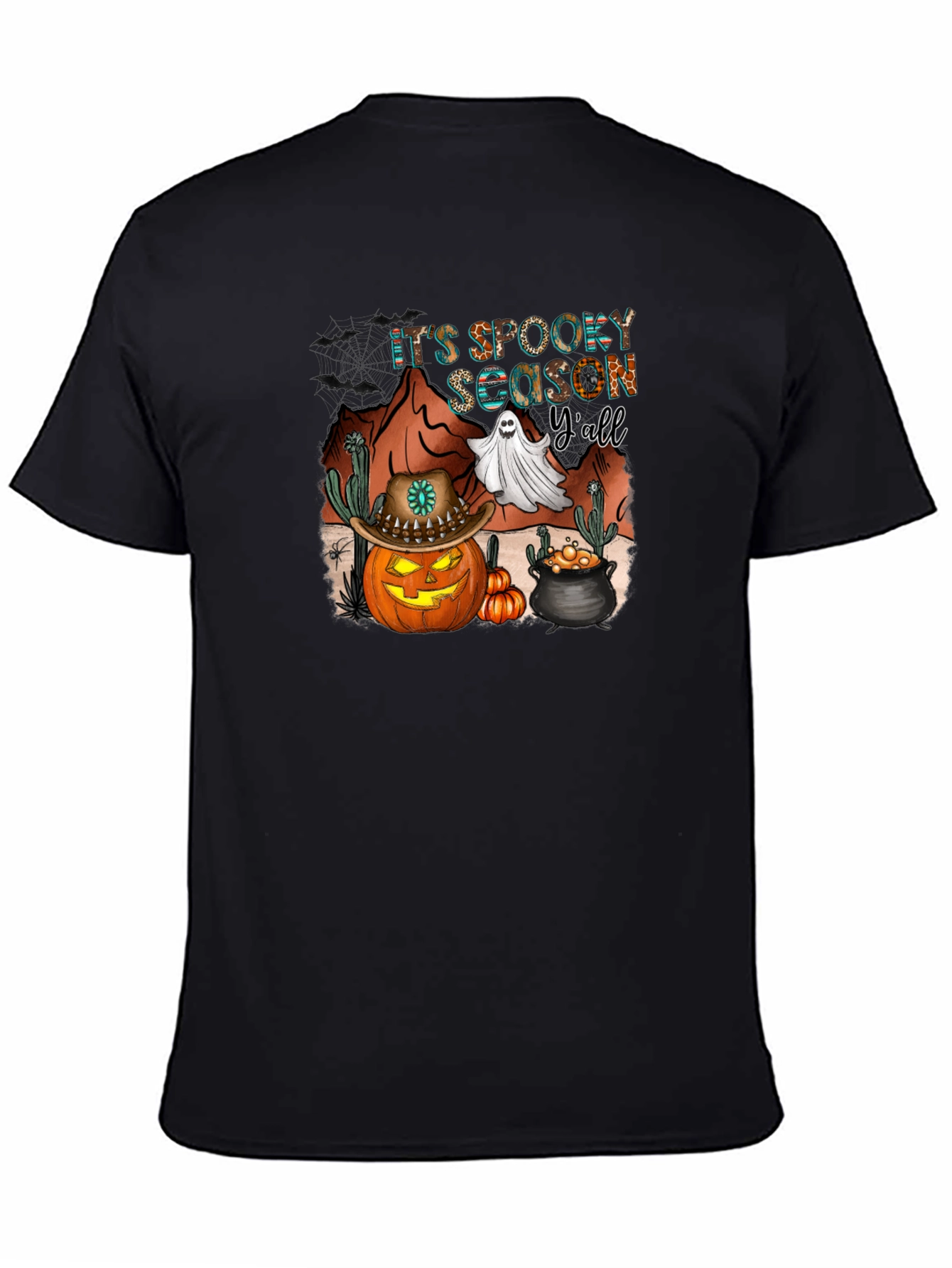 Spooky Season Yall Black T-Shirt