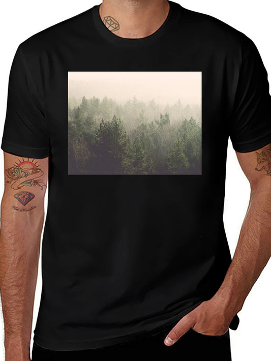 Forest Graphic Black T-Shirt
