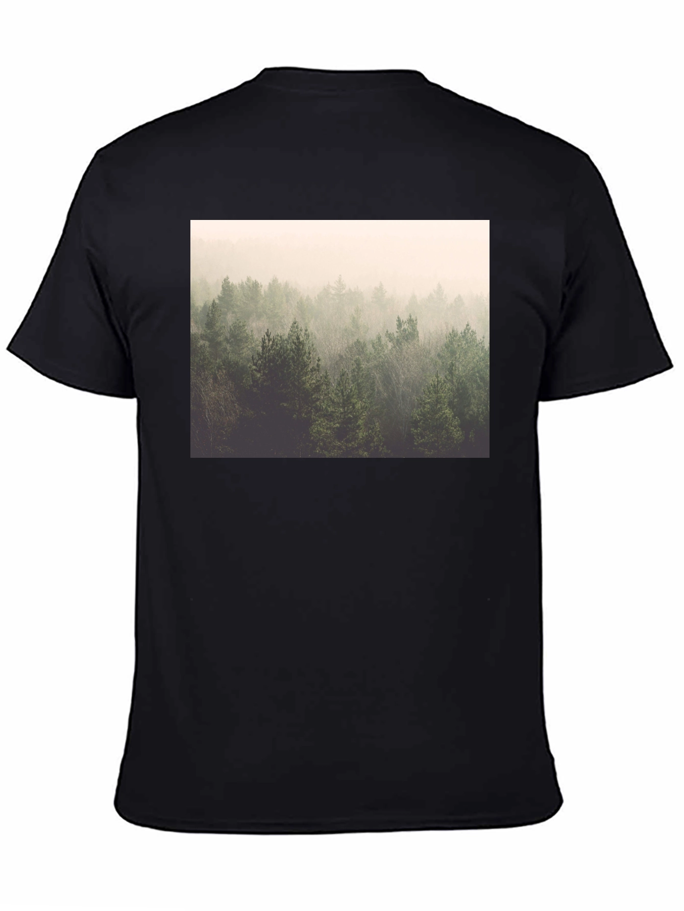 Forest Graphic Black T-Shirt