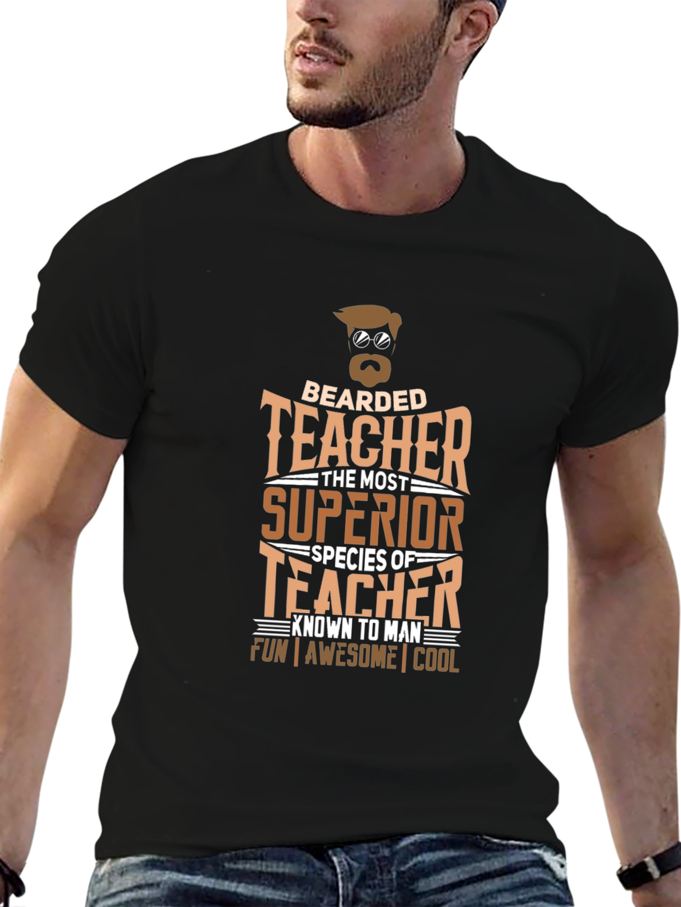 Bearded Teacher T-Shirt - Superior Species