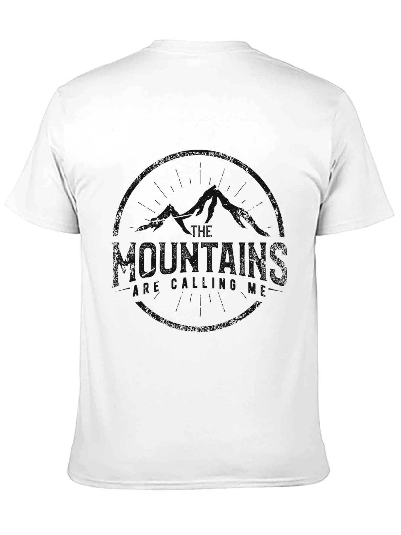 Mens Solid Black Casual Short Sleeve T-Shirt