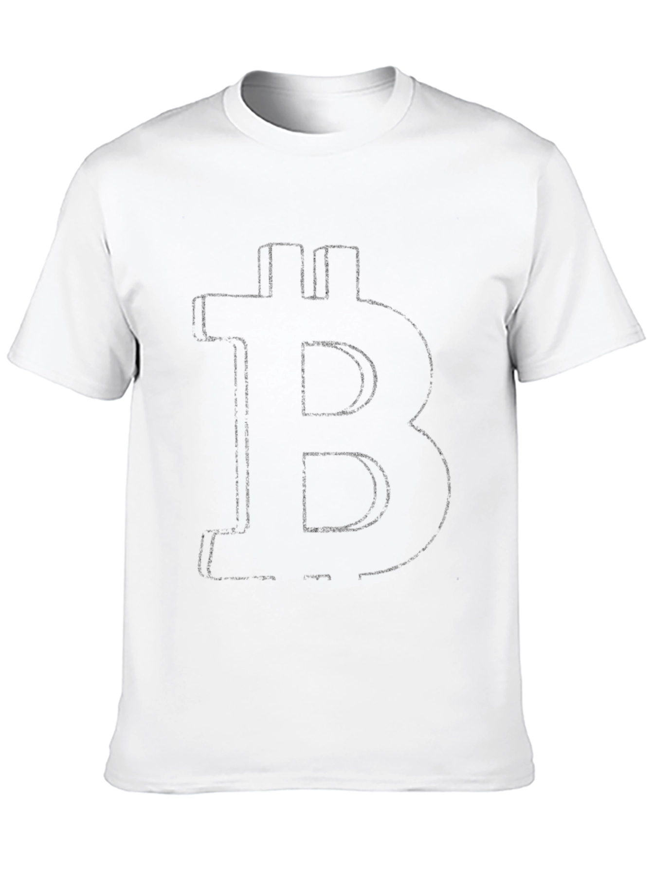 Bitcoin Logo Graphic Black T-Shirt