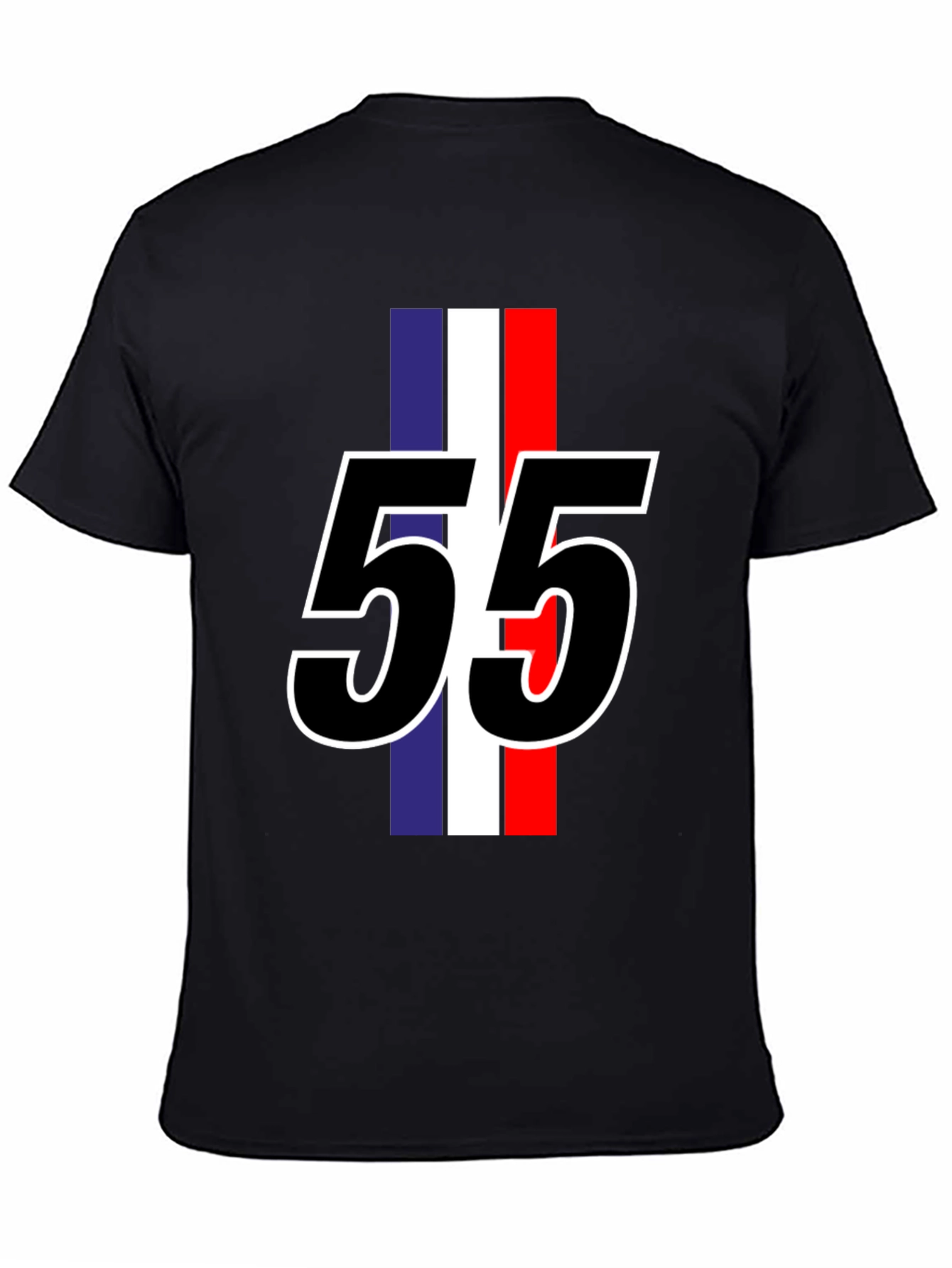 Retro Racer Tee - Number 55 French Flag