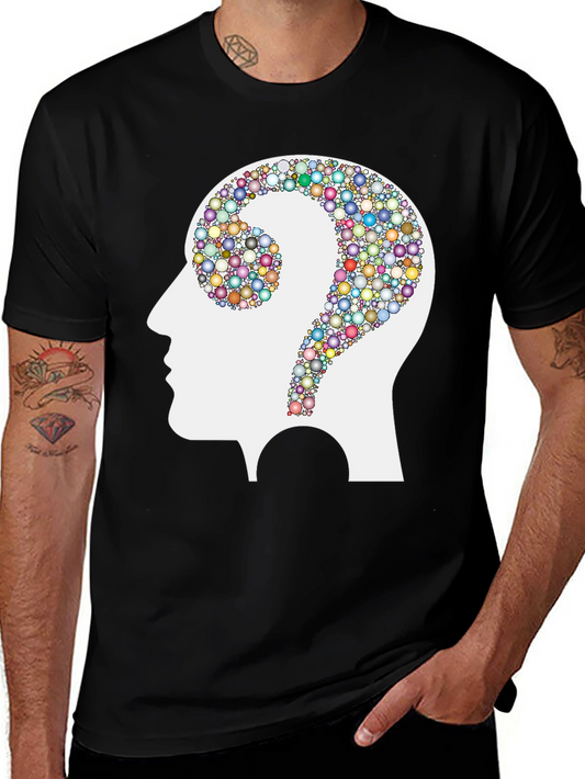 Mindful Thinking T-Shirt - Colorful Bubble Design