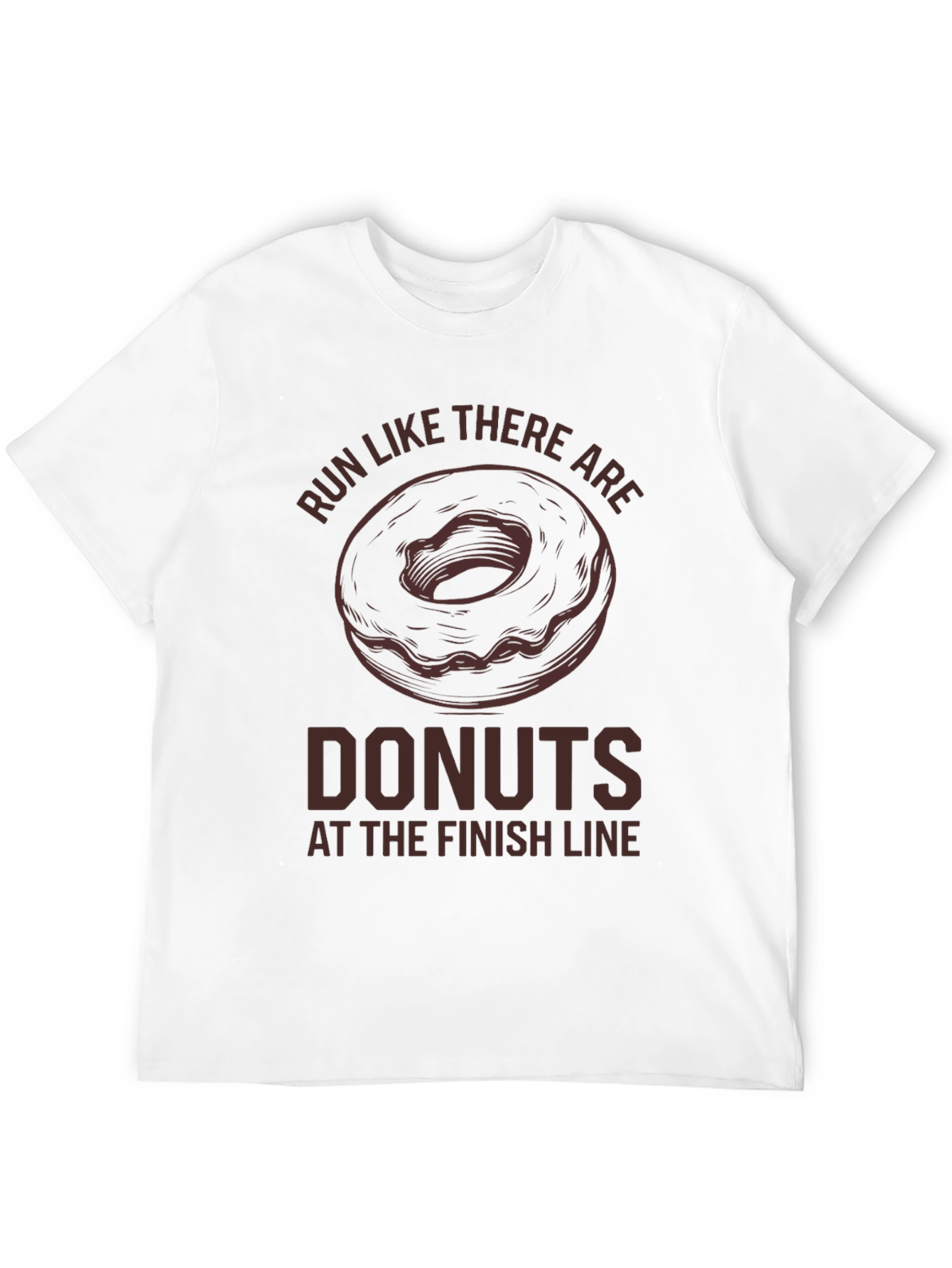Run For Donuts T-Shirt - Funny Running Tee