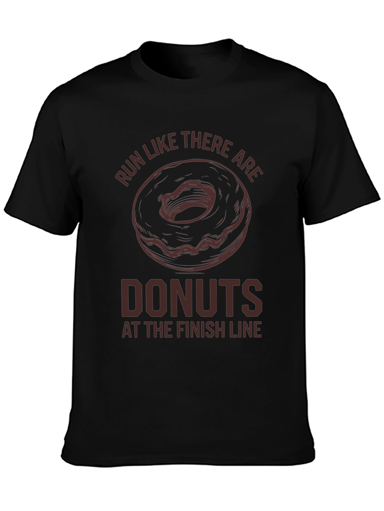 Run For Donuts T-Shirt - Funny Running Tee