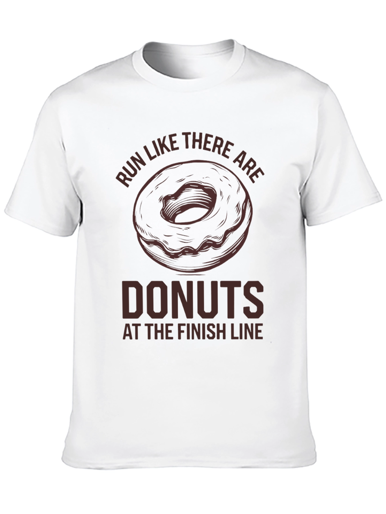 Run For Donuts T-Shirt - Funny Running Tee