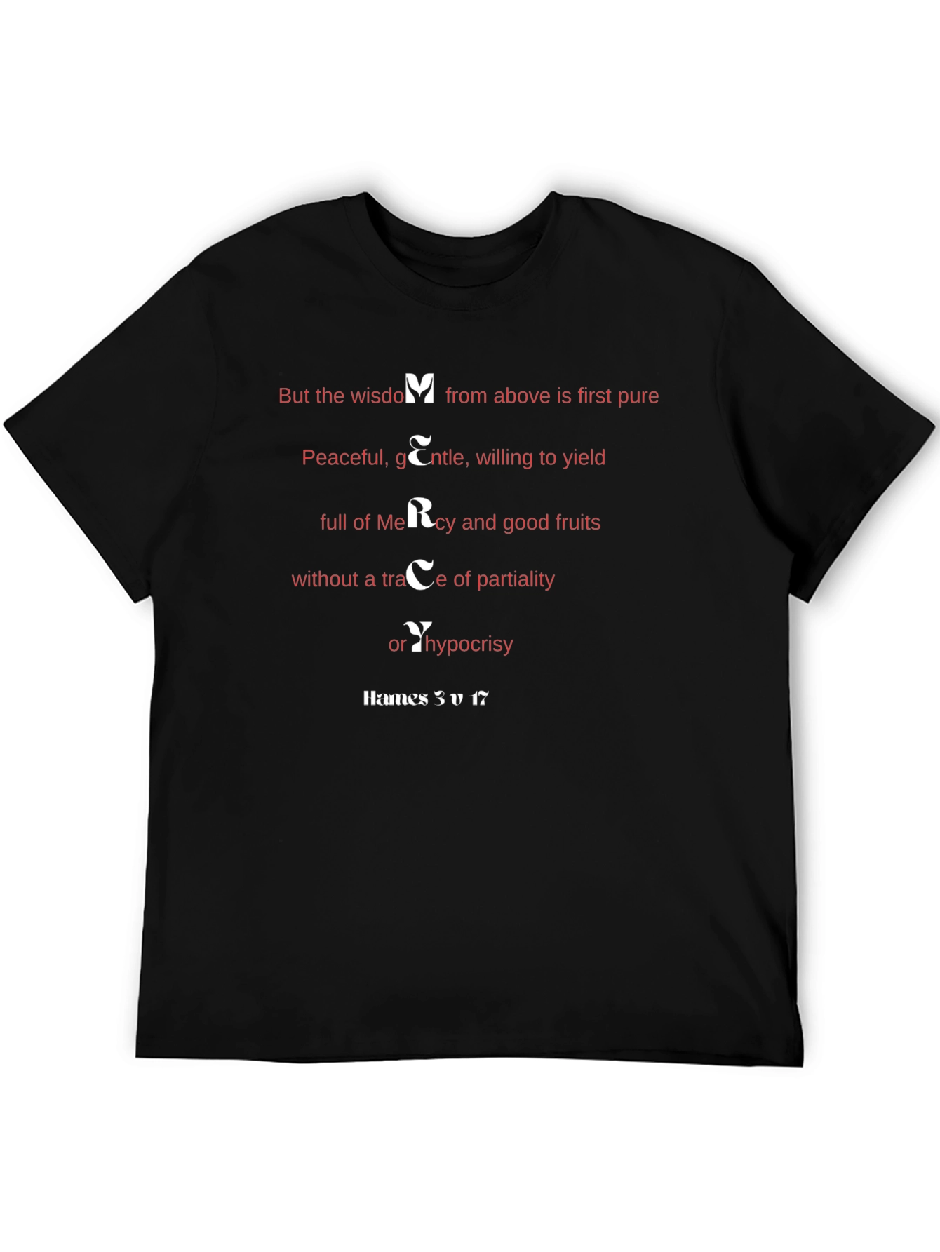 Mercy T-Shirt Christian Bible Verse Tee
