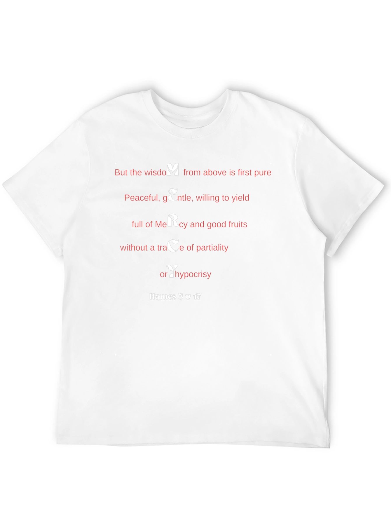Mercy T-Shirt Christian Bible Verse Tee