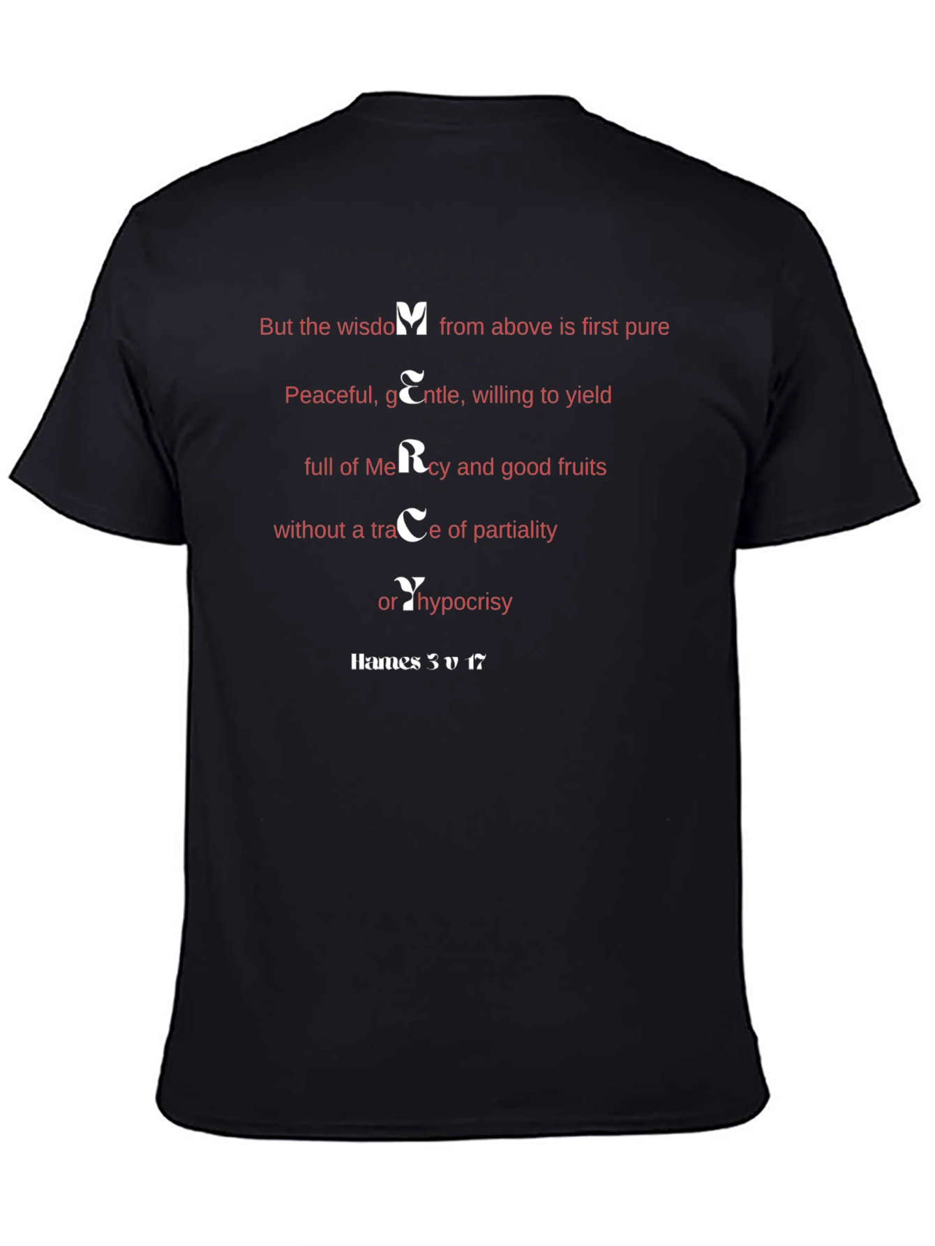 Mercy T-Shirt Christian Bible Verse Tee