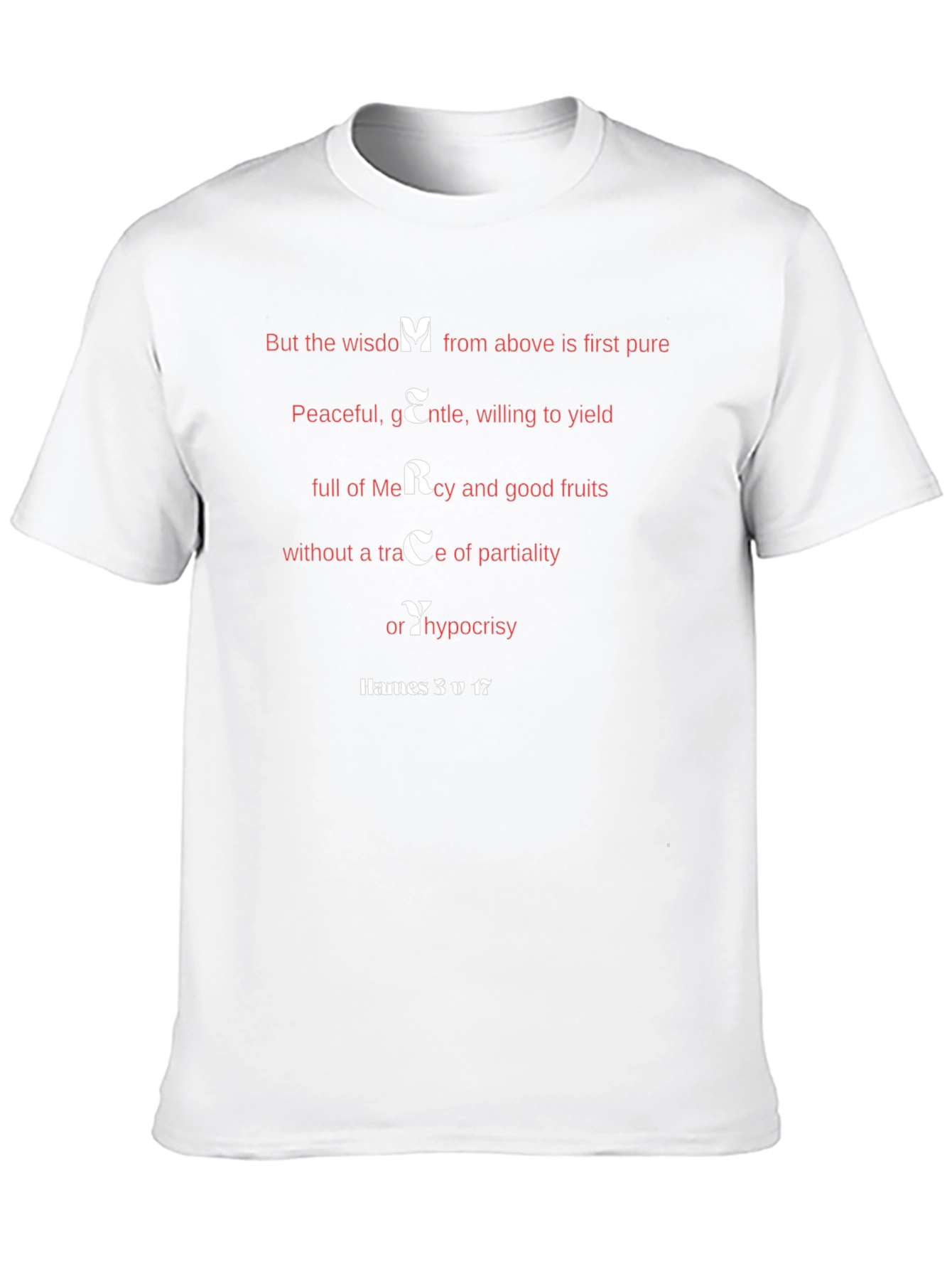 Mercy T-Shirt Christian Bible Verse Tee