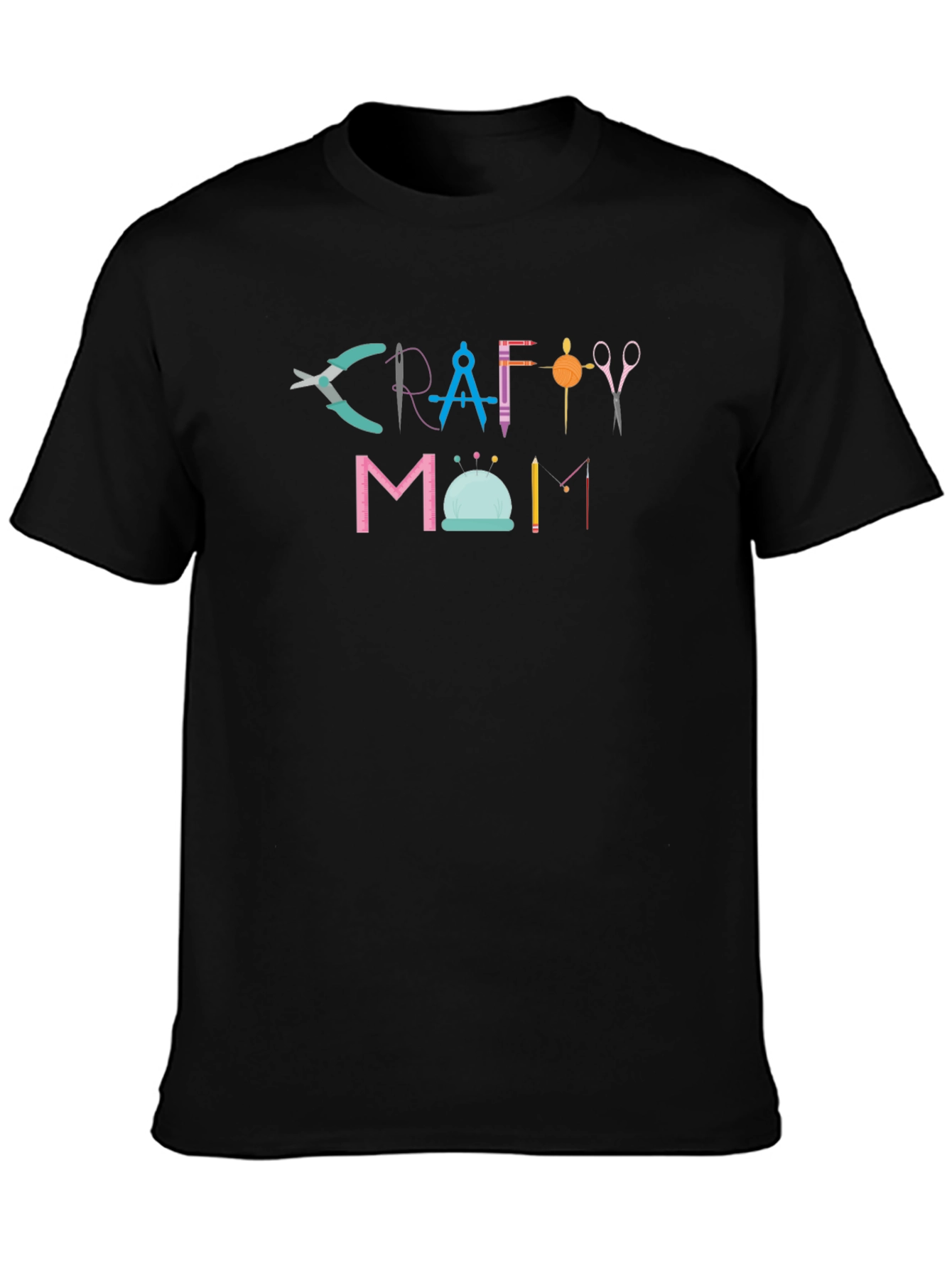 Crafty Mom T-Shirt - Hobbyist Design