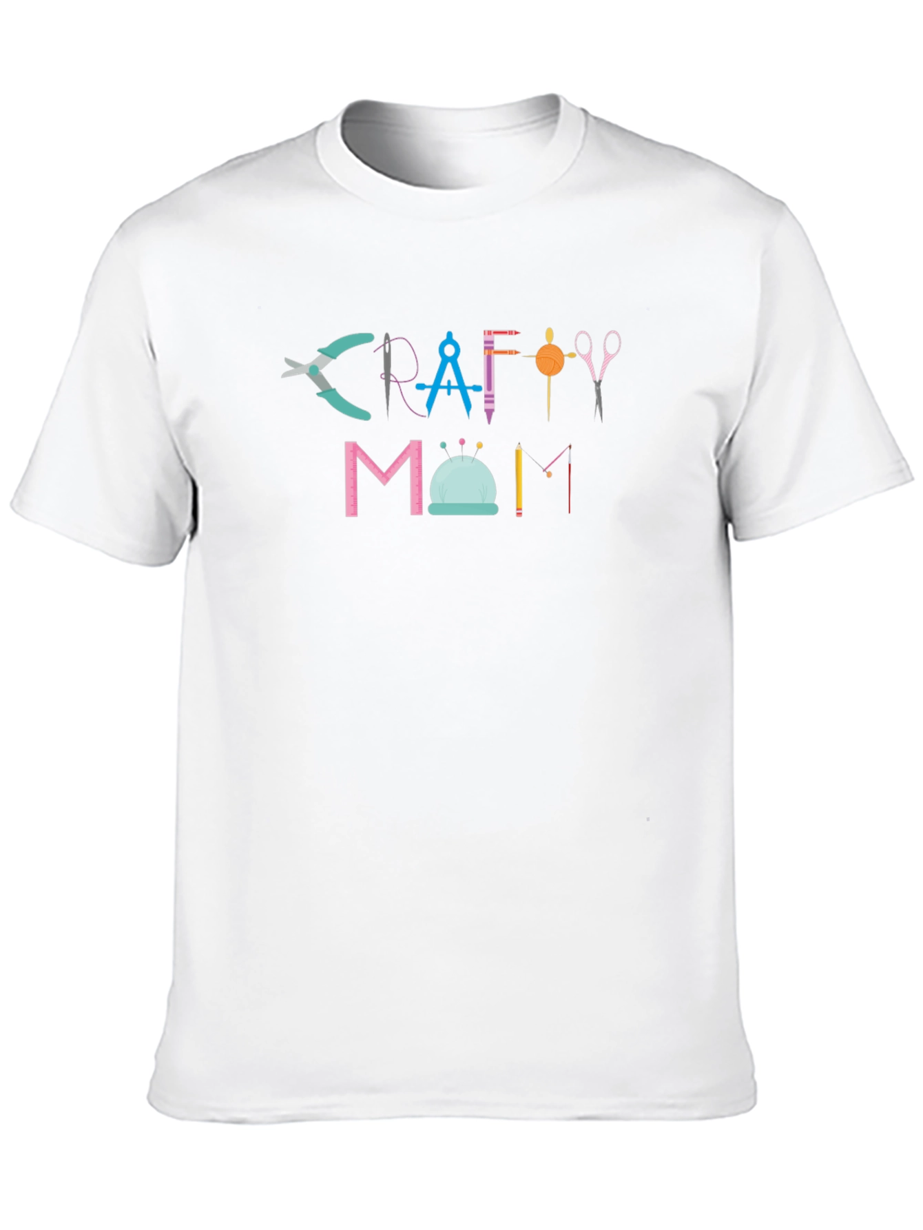 Crafty Mom T-Shirt - Hobbyist Design