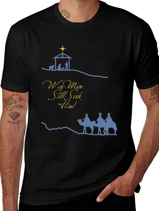 Wise Men Seek Him Christmas T-Shirt