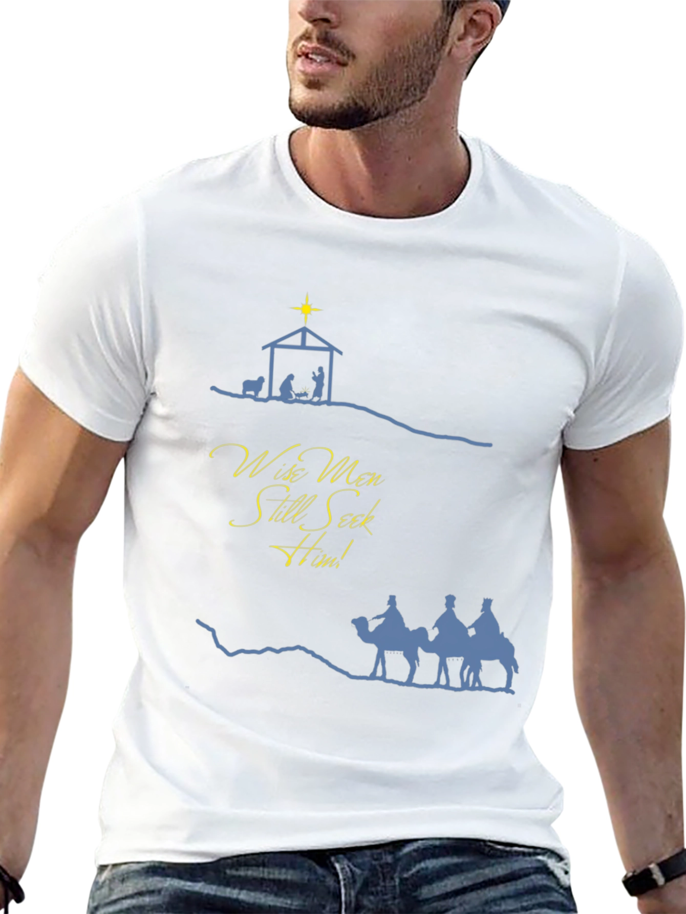 Wise Men Seek Him Christmas T-Shirt
