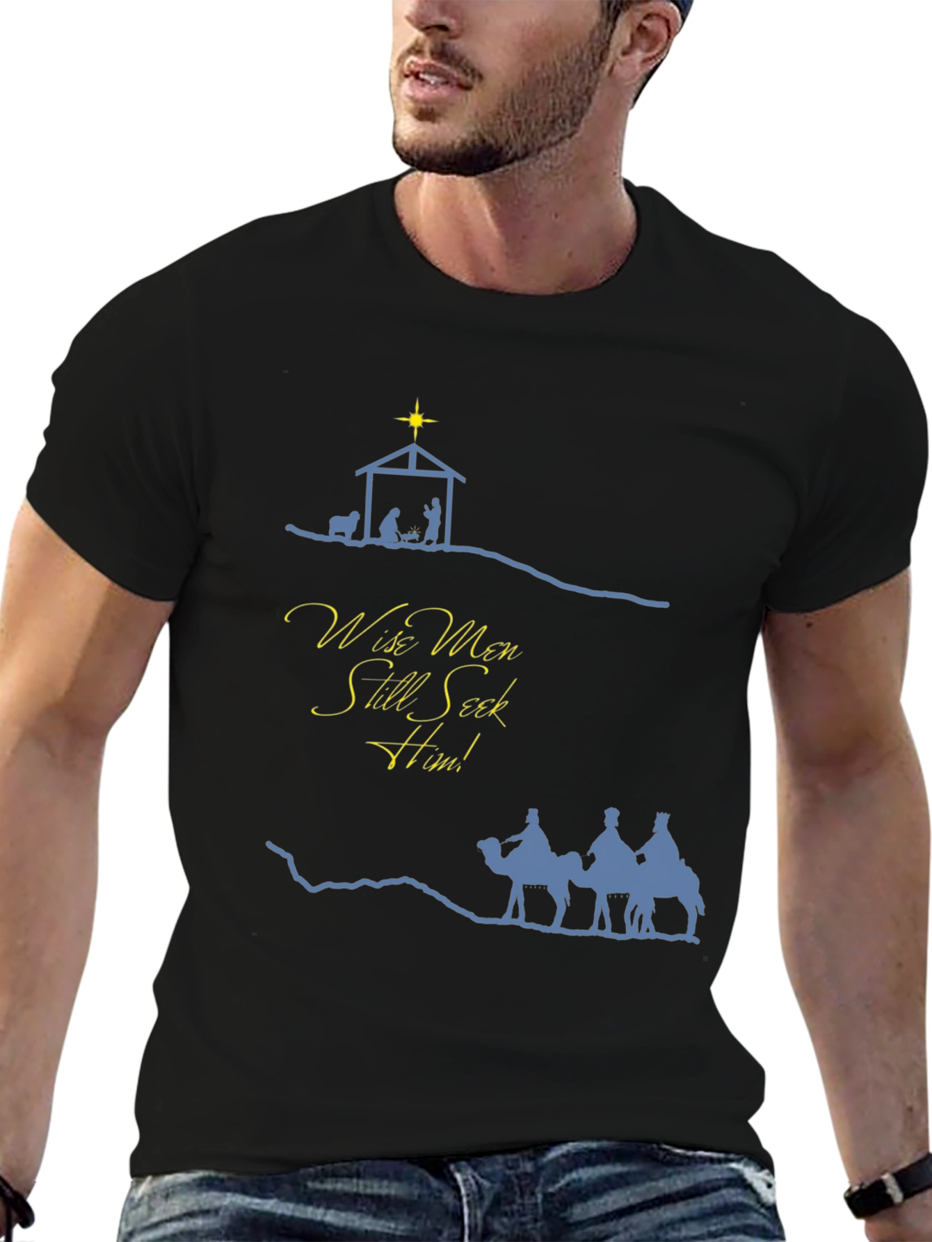Wise Men Seek Him Christmas T-Shirt