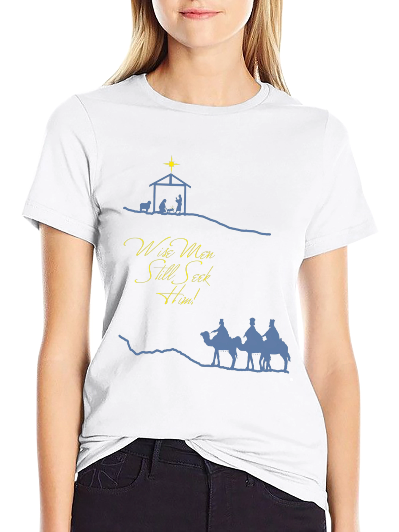 Wise Men Seek Him Christmas T-Shirt