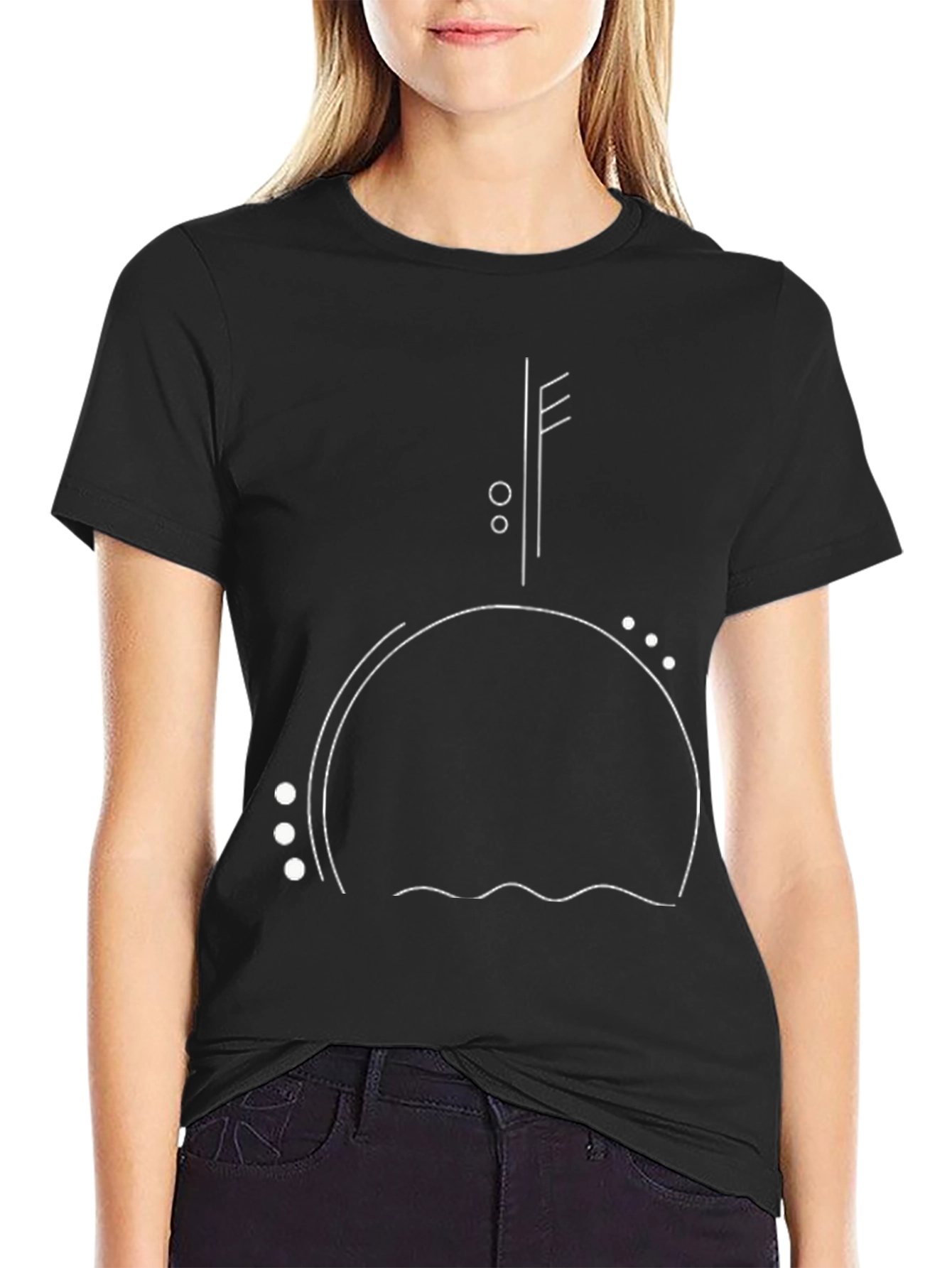 Abstract Graphic Tee - Minimalist Design