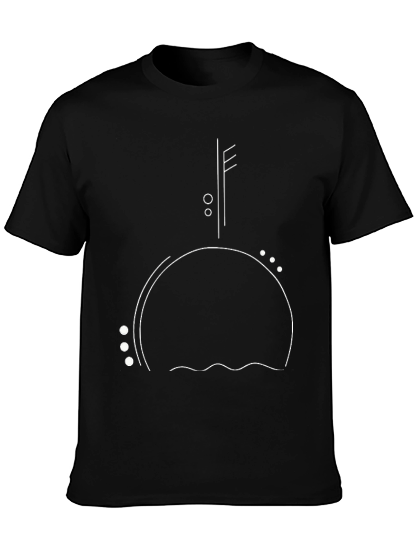 Abstract Graphic Tee - Minimalist Design