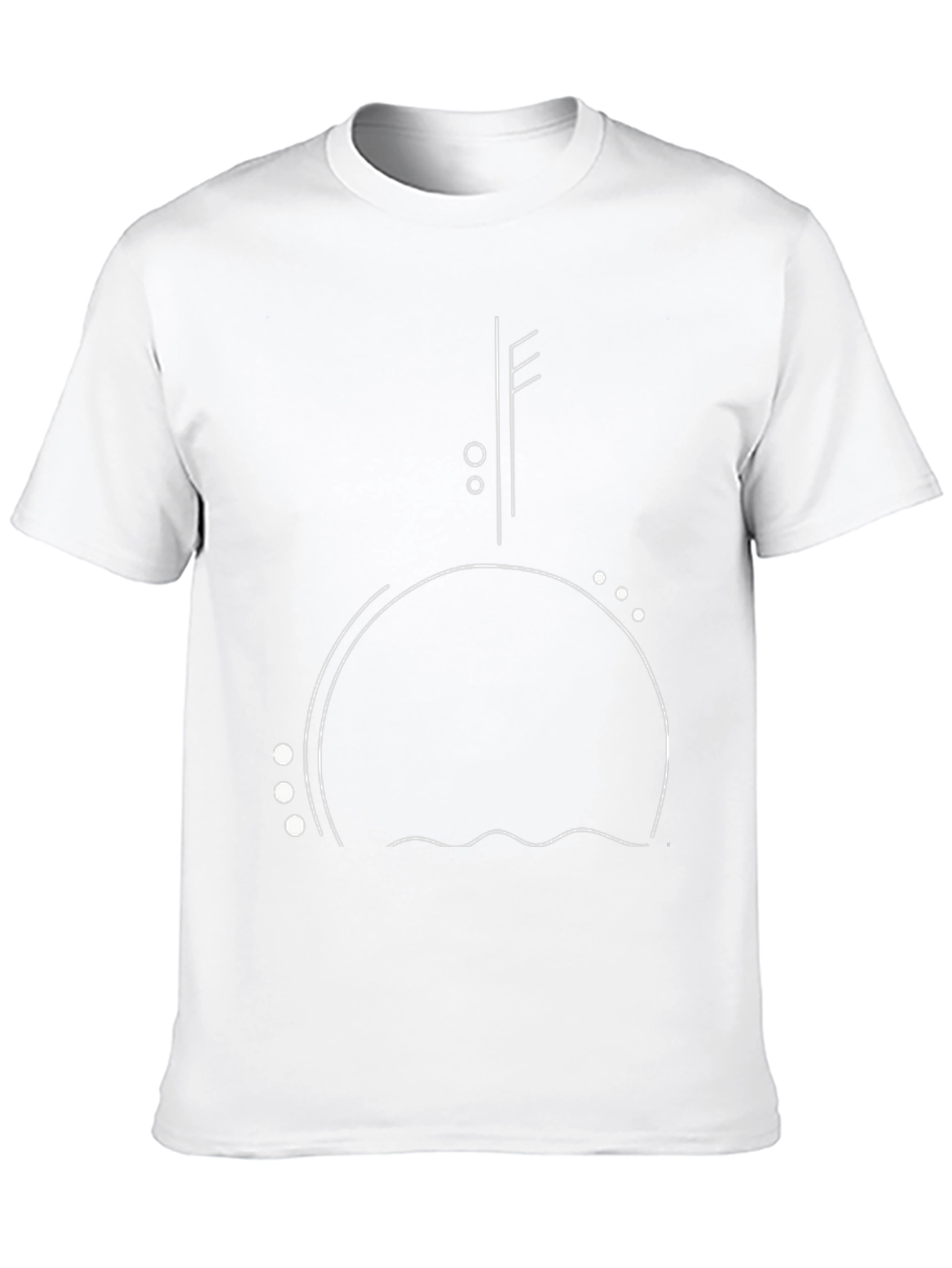Abstract Graphic Tee - Minimalist Design