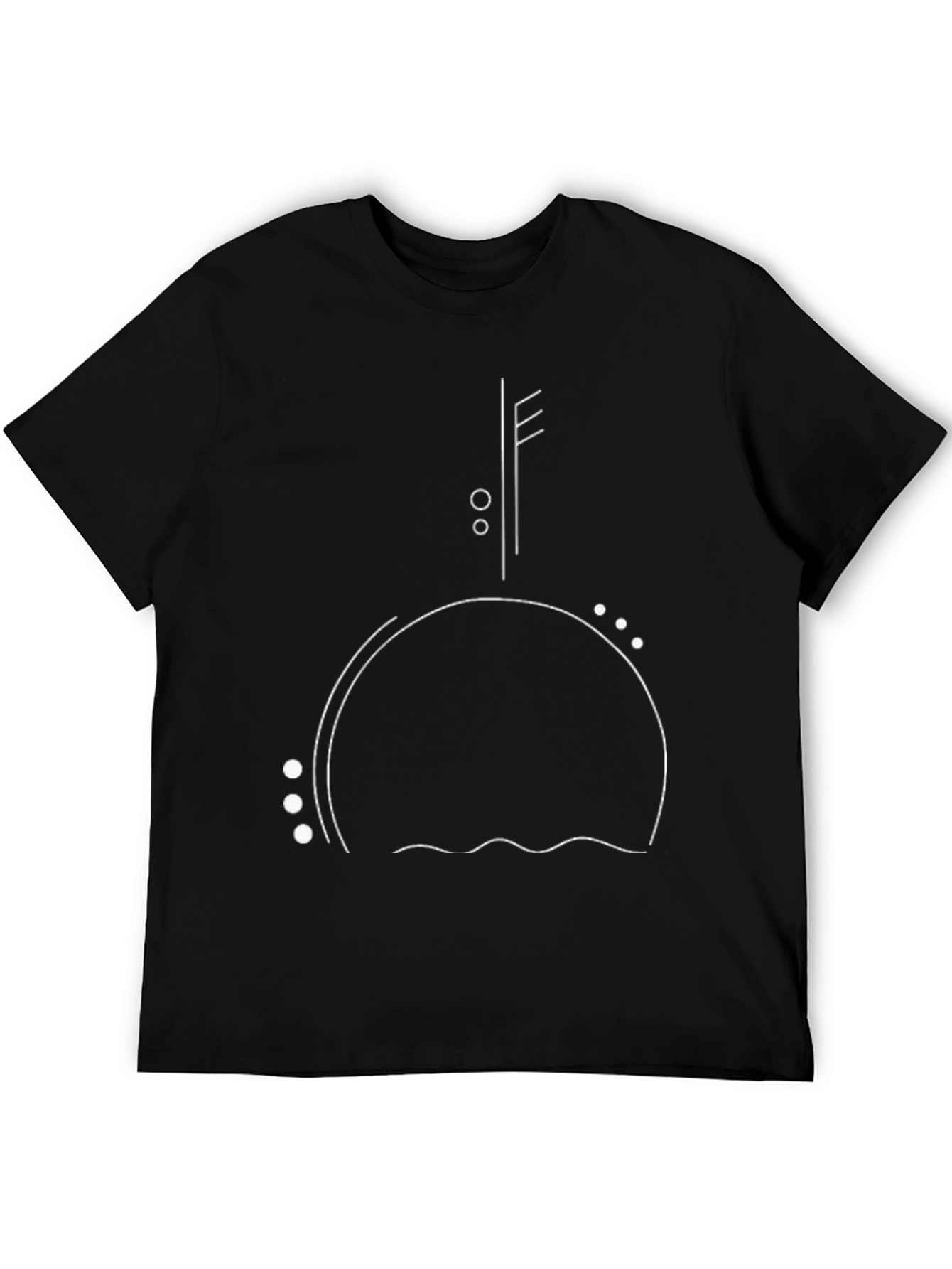 Abstract Graphic Tee - Minimalist Design