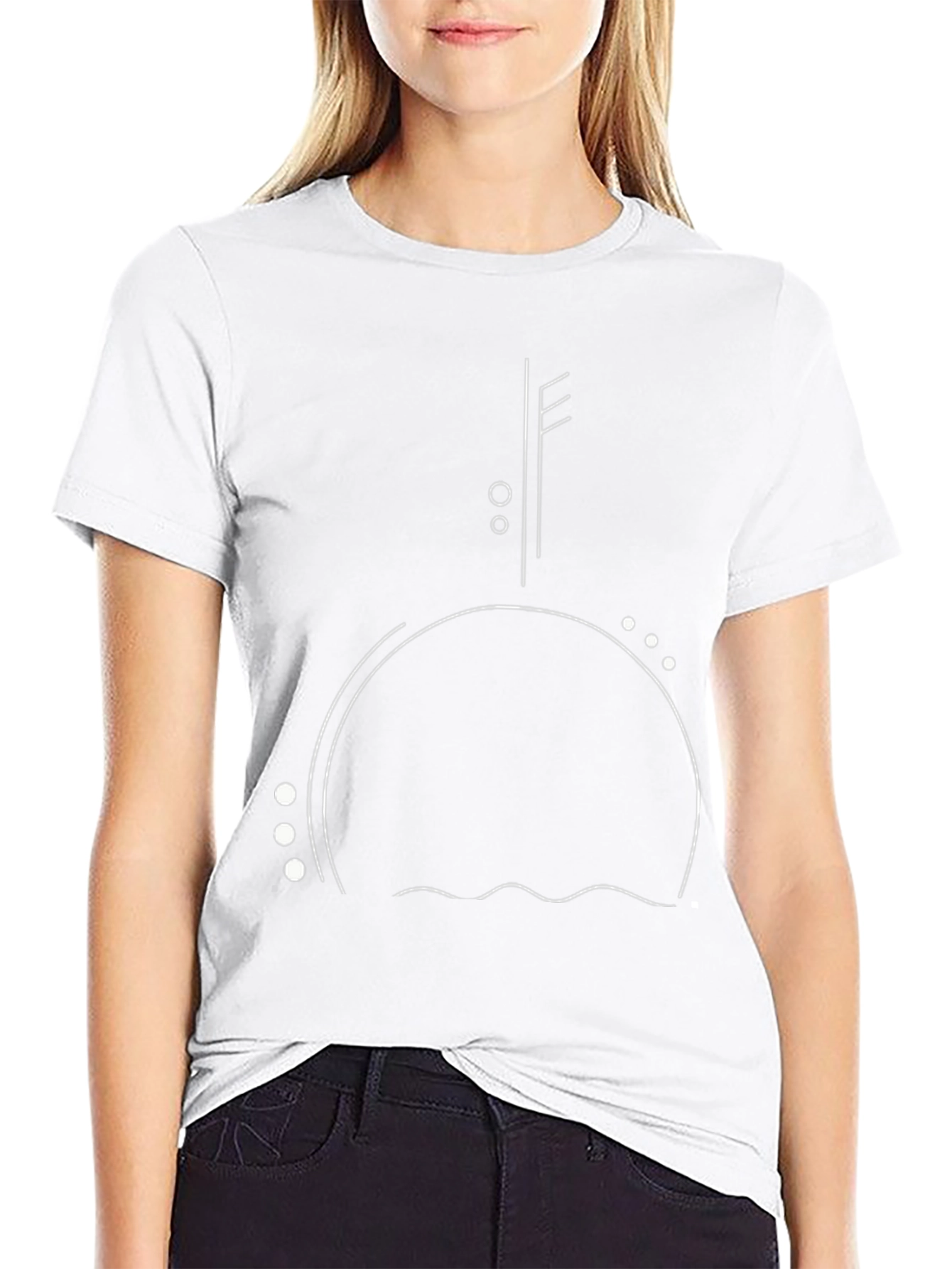 Abstract Graphic Tee - Minimalist Design