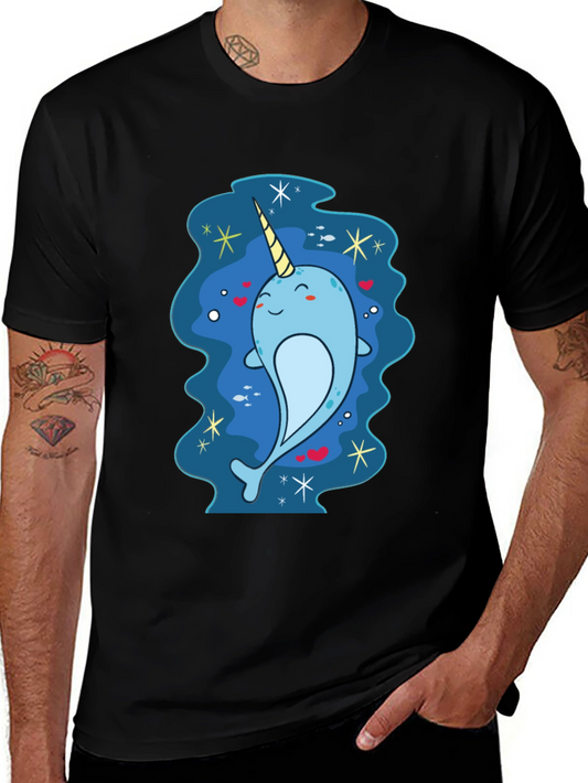 Narwhal T-Shirt - Whimsical Sea Unicorn Design