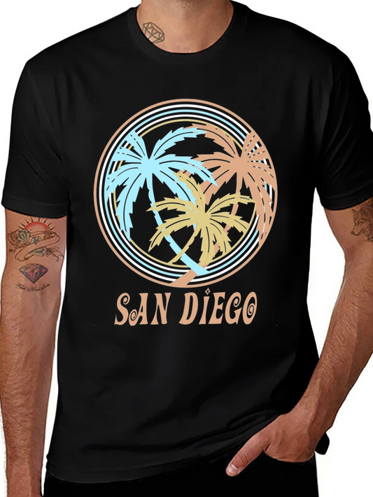 San Diego Palm Tree Graphic Tee