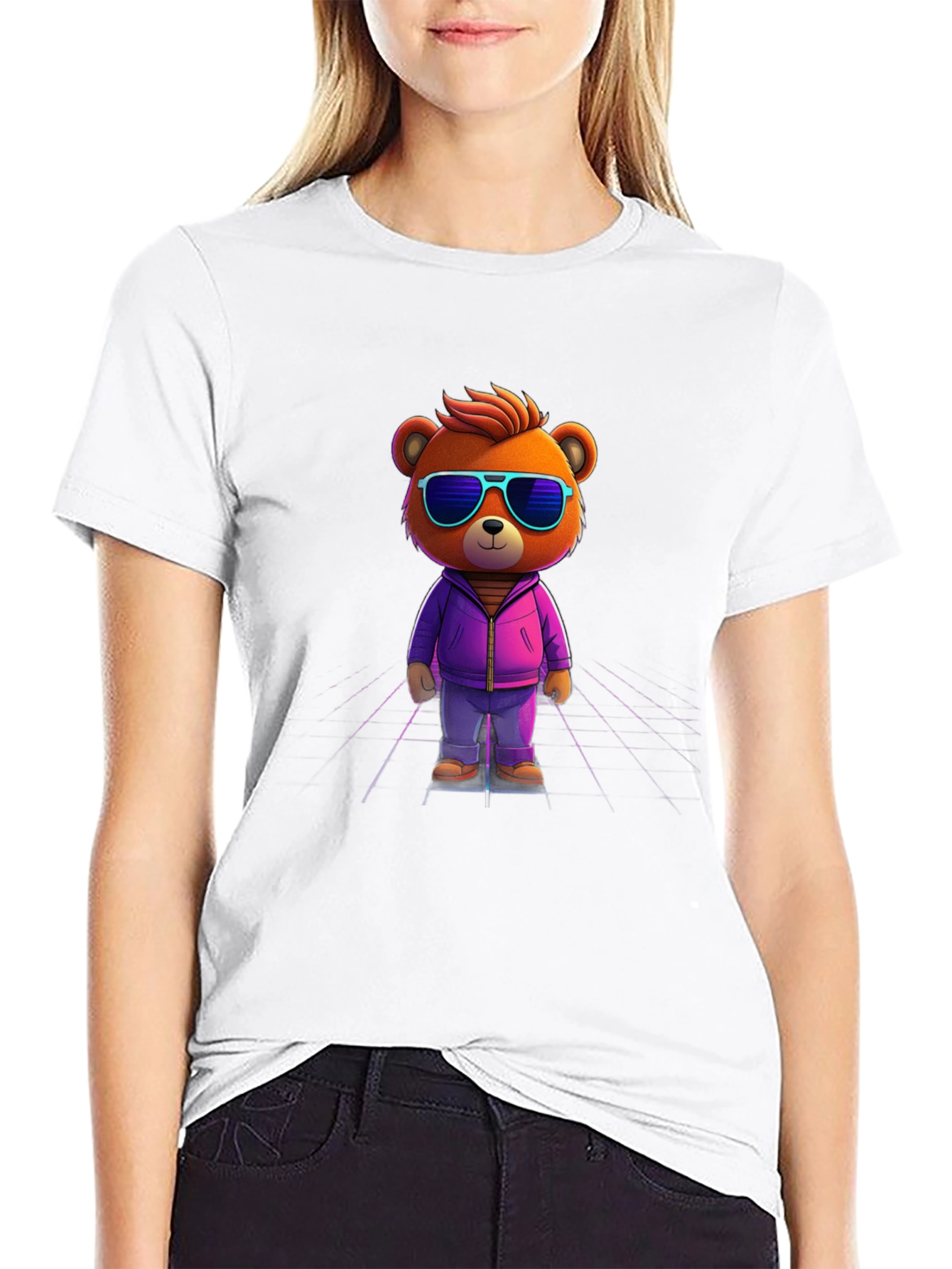 Cool Bear Graphic Tee - Black