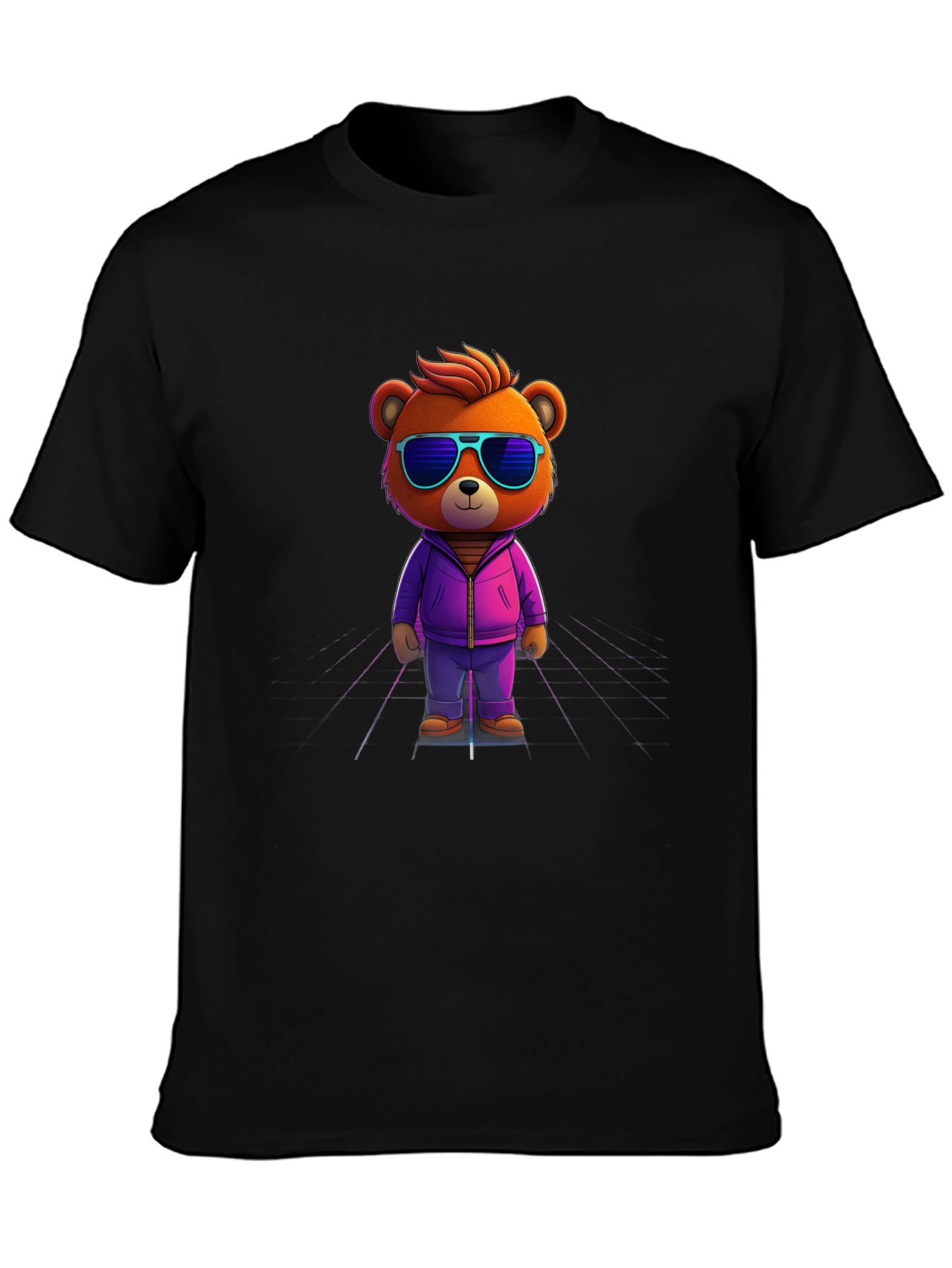 Cool Bear Graphic Tee - Black