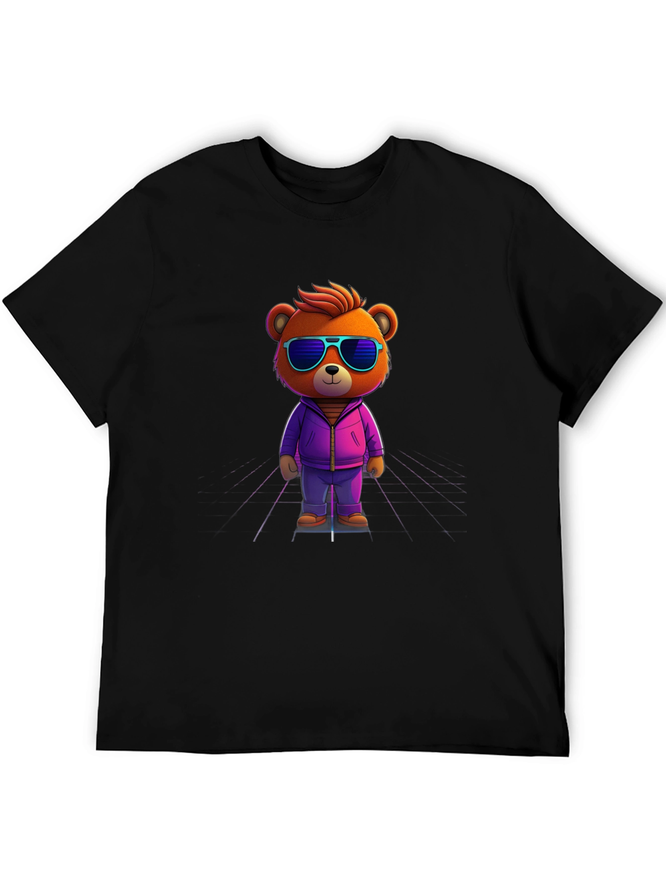 Cool Bear Graphic Tee - Black