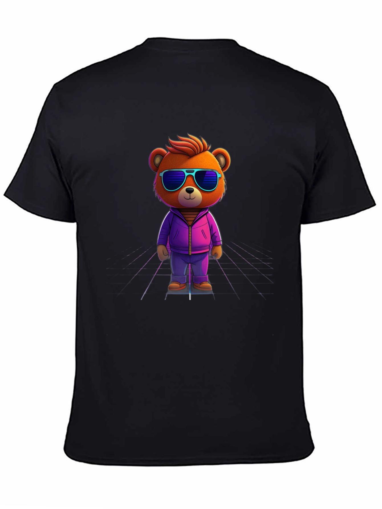 Cool Bear Graphic Tee - Black