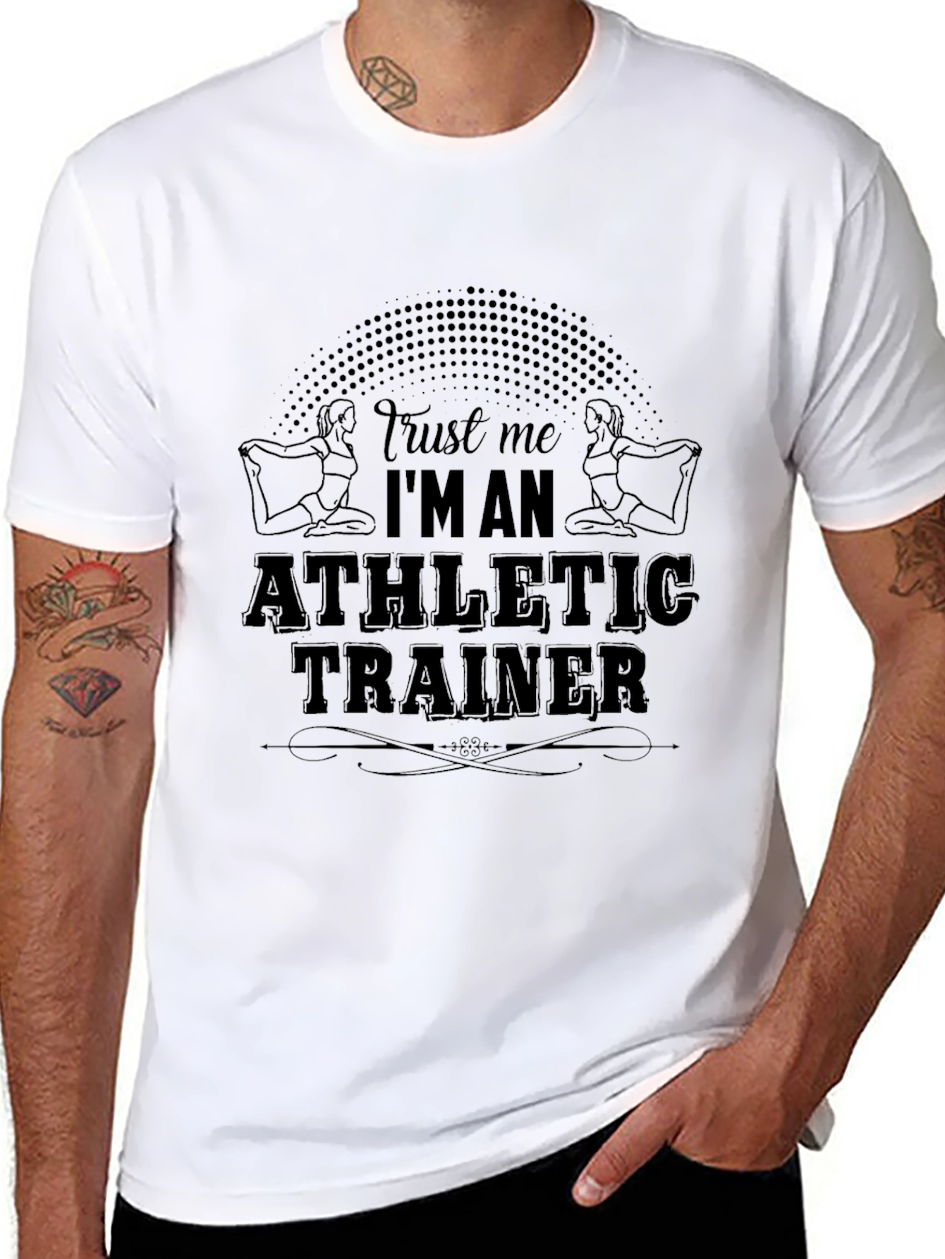Athletic Trainer T-Shirt: Trust Me Im an Athletic Trainer