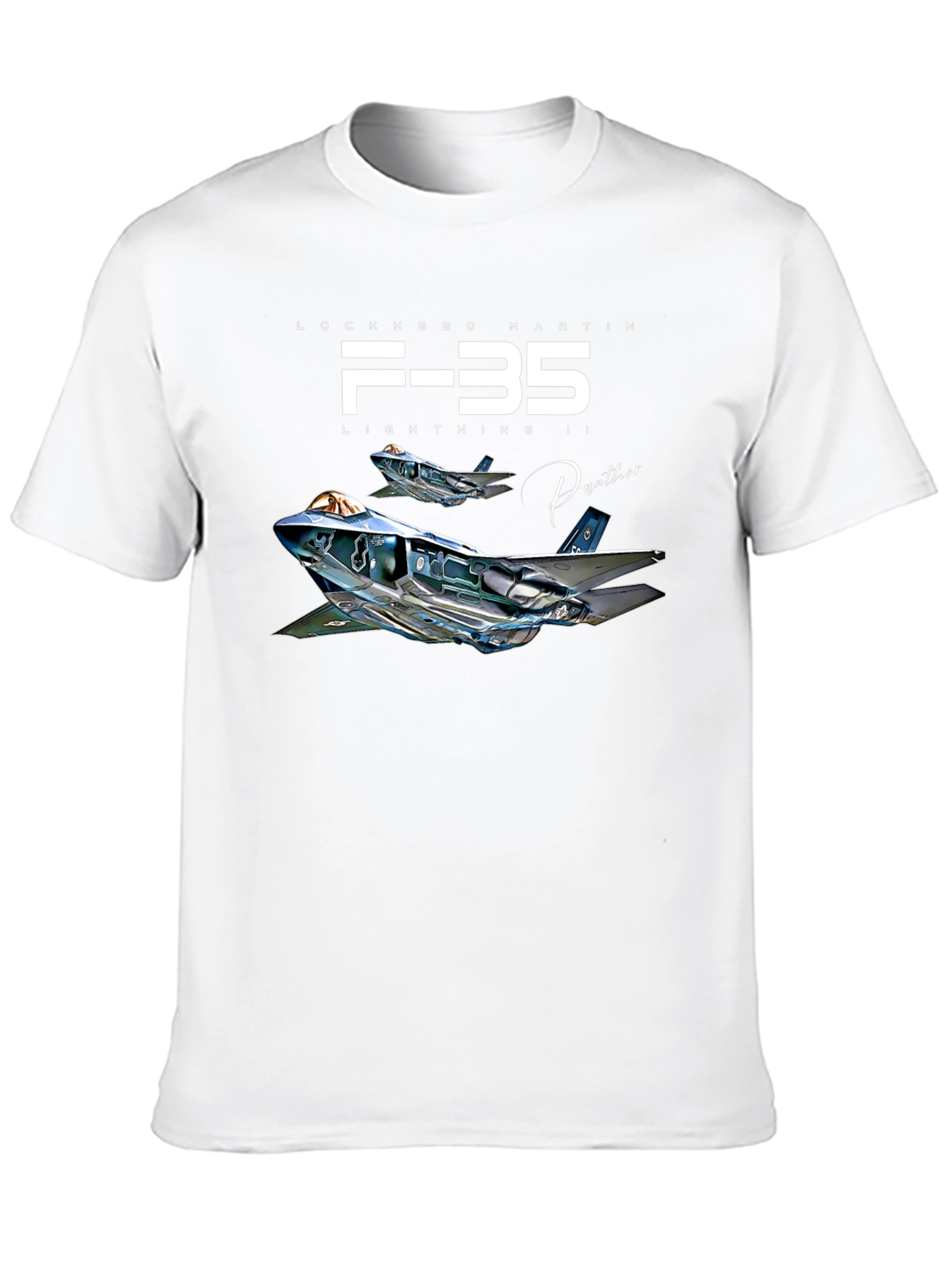 F-35 Lightning II Graphic T-Shirt - Jet Fighter Tee