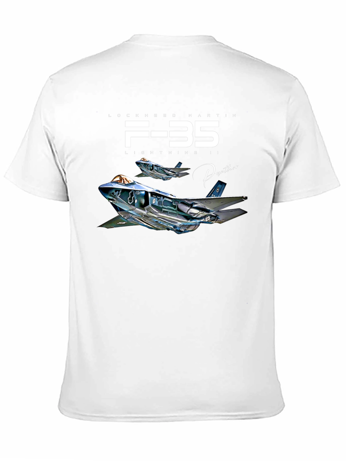 F-35 Lightning II Graphic T-Shirt - Jet Fighter Tee