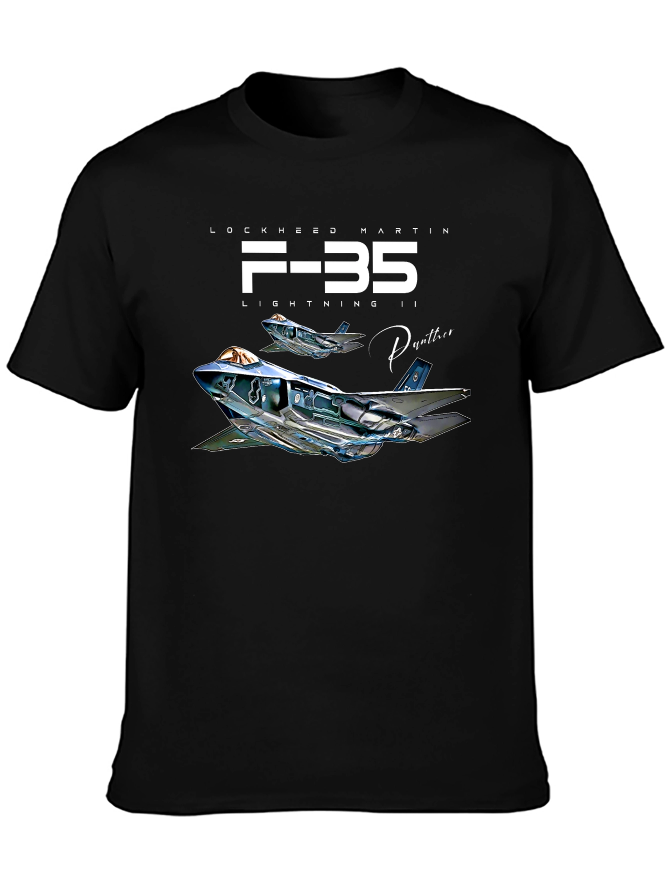 F-35 Lightning II Graphic T-Shirt - Jet Fighter Tee