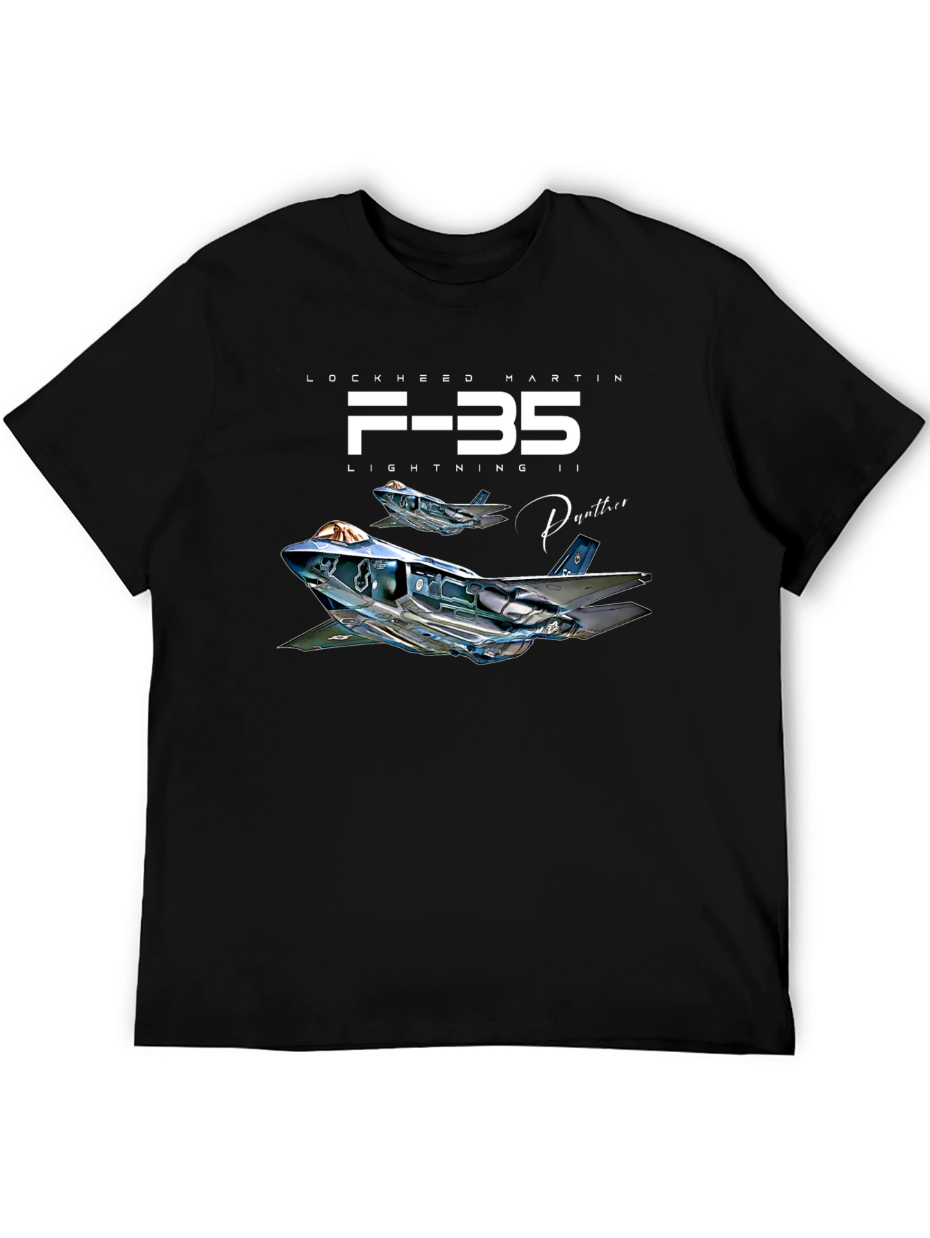 F-35 Lightning II Graphic T-Shirt - Jet Fighter Tee
