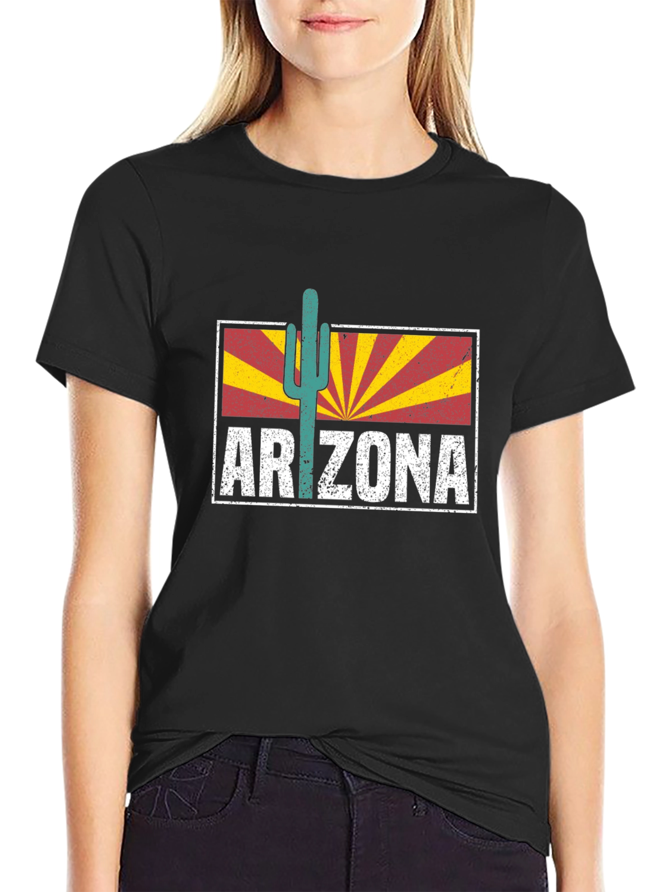 Arizona Retro Cactus T-Shirt