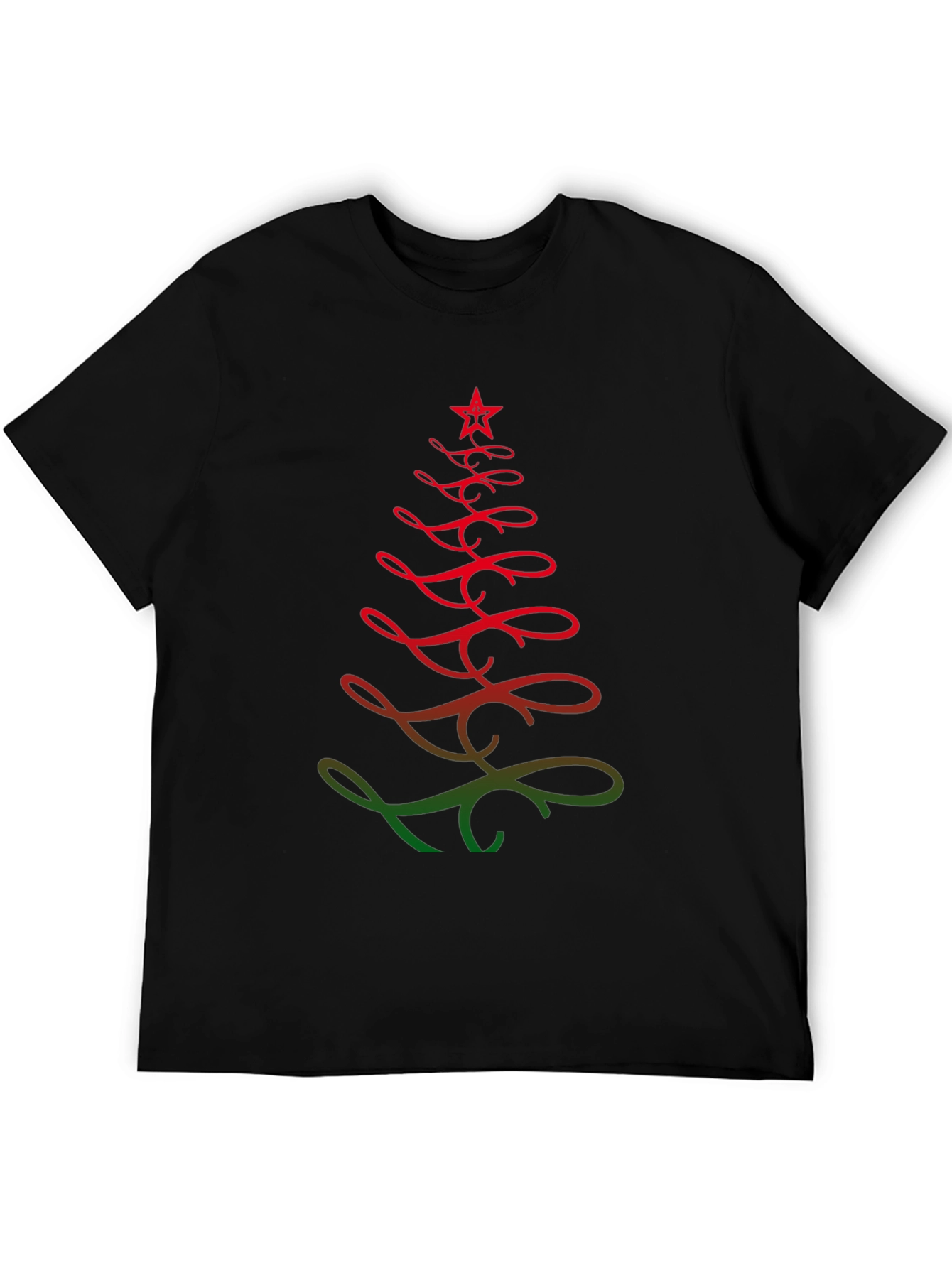 Festive Christmas Tree Graphic Tee