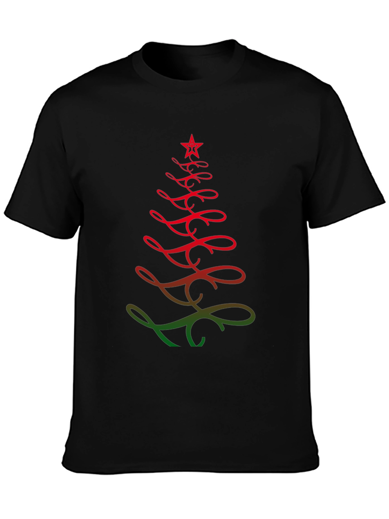 Festive Christmas Tree Graphic Tee
