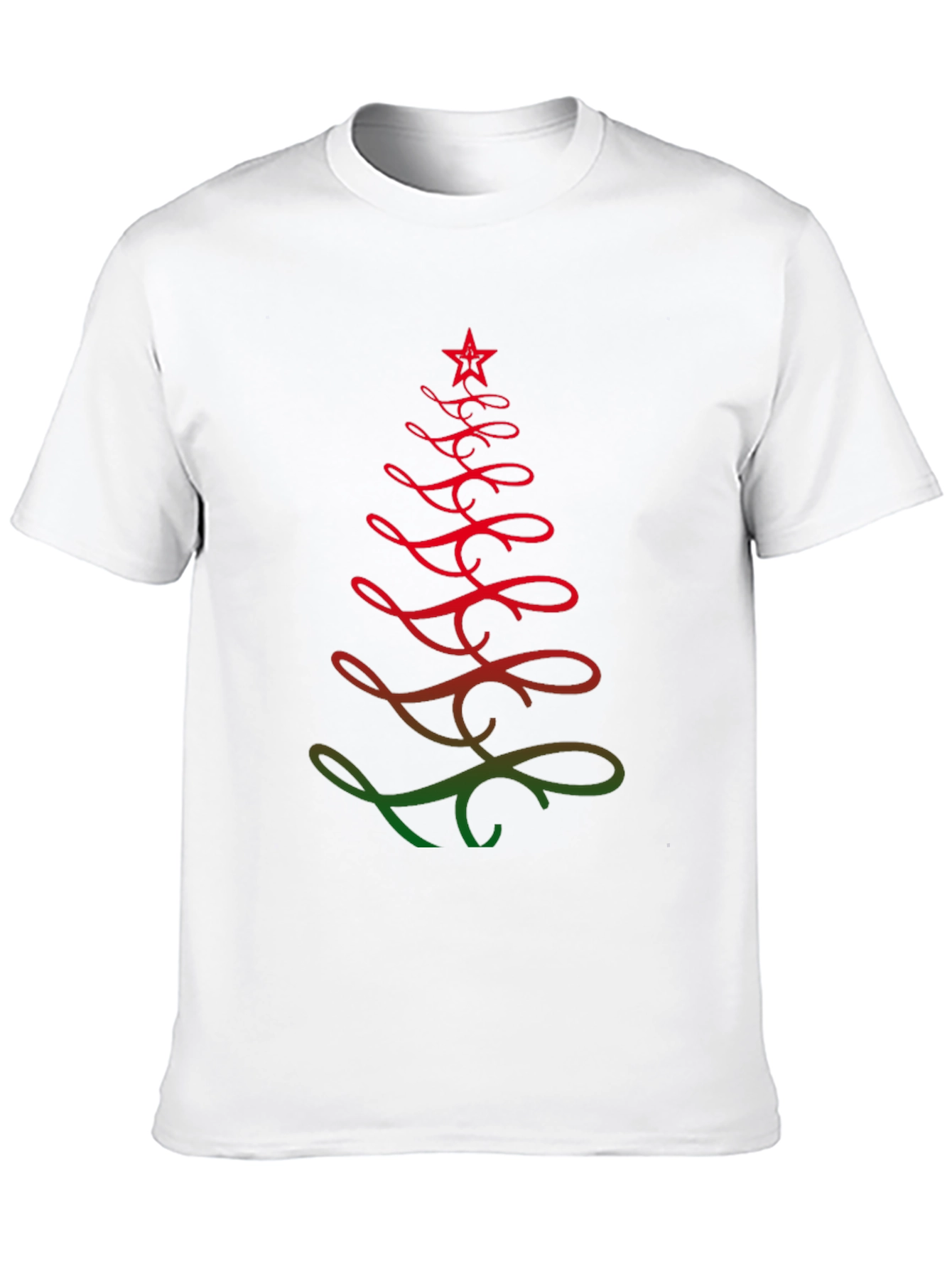 Festive Christmas Tree Graphic Tee