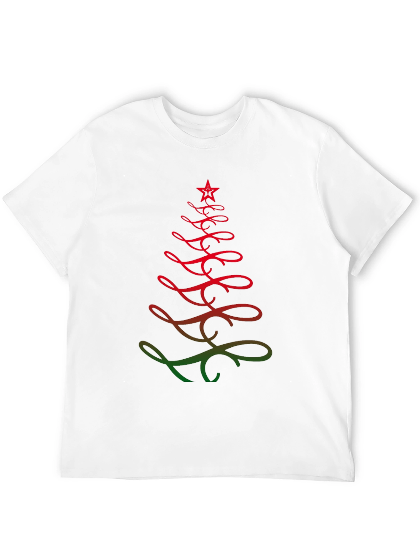 Festive Christmas Tree Graphic Tee