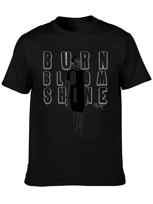 Burn Bloom Shine Graphic T-Shirt - Mens Tee