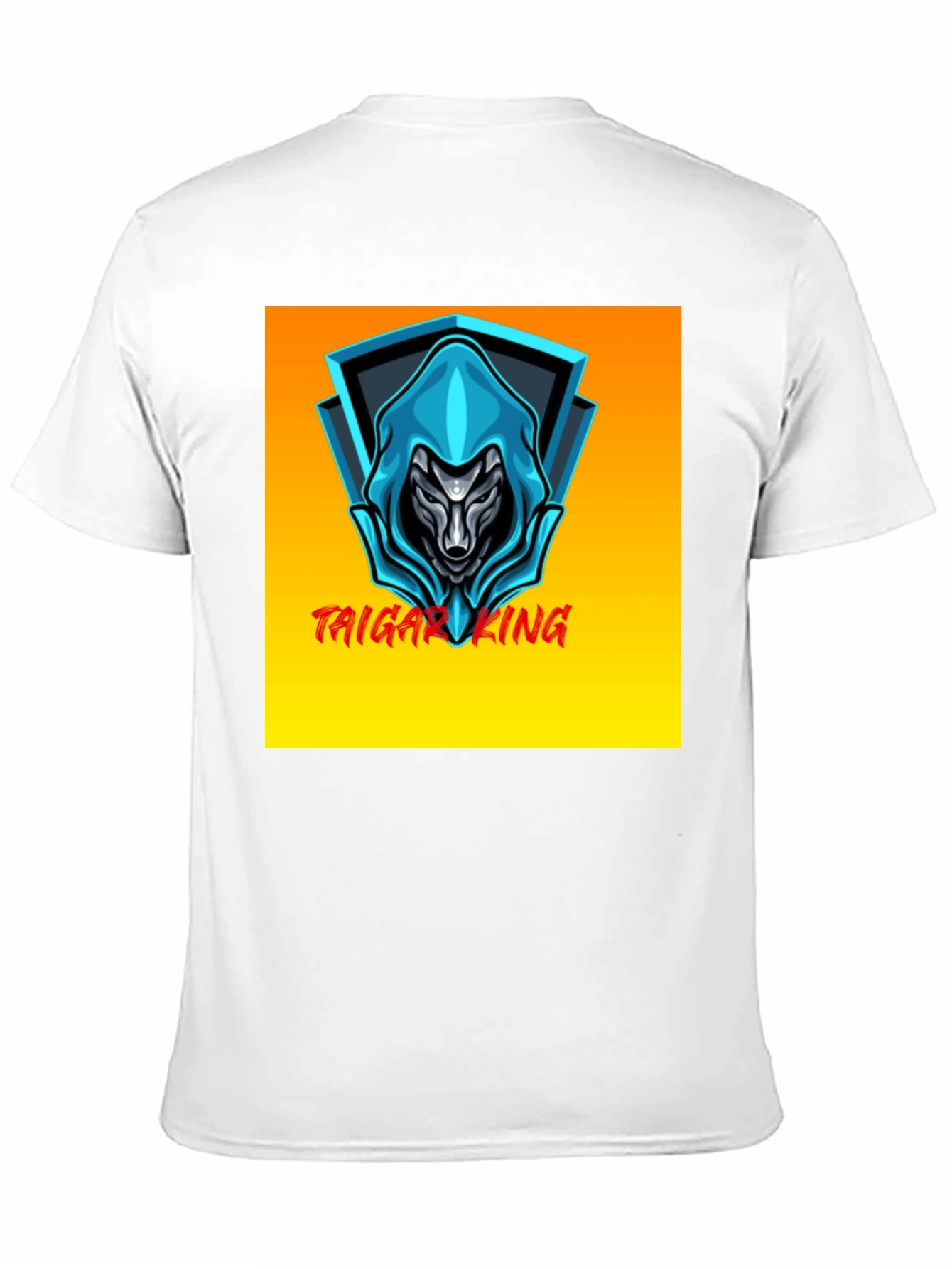 Taiga King Graphic Tee - Black Cotton Blend