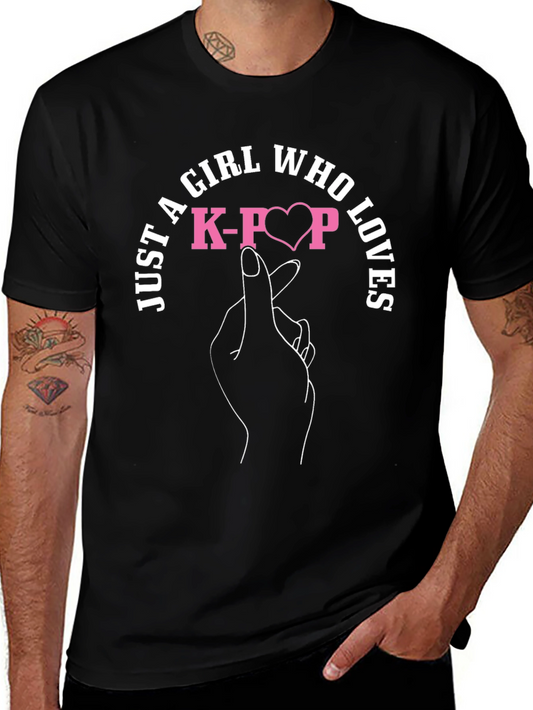 K-Pop Girl T-Shirt - Korean Music Lover Tee
