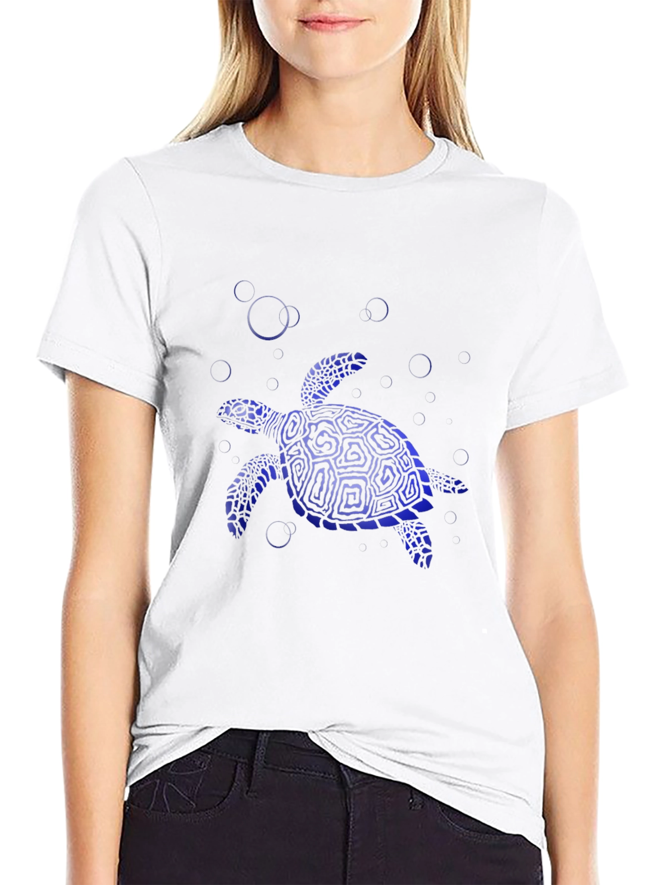 Blue Turtle Graphic Tee