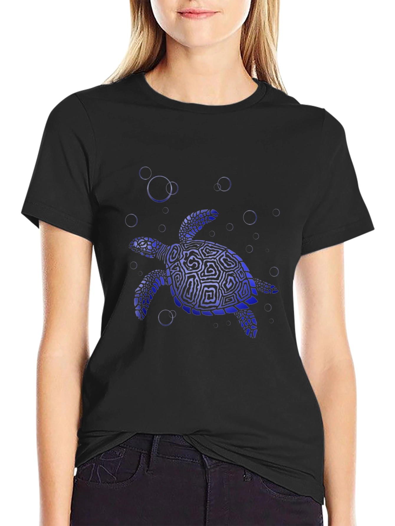 Blue Turtle Graphic Tee
