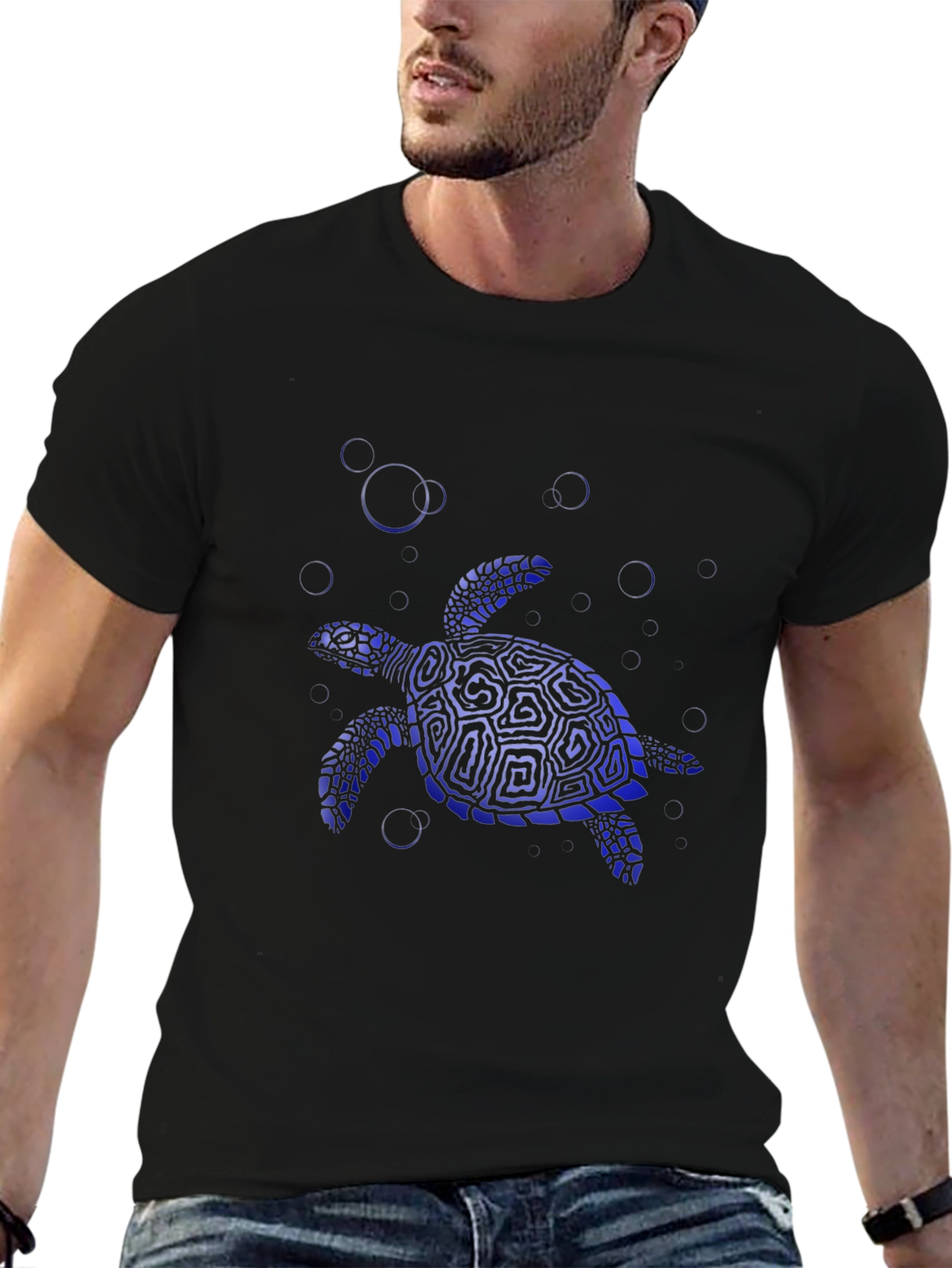 Blue Turtle Graphic Tee